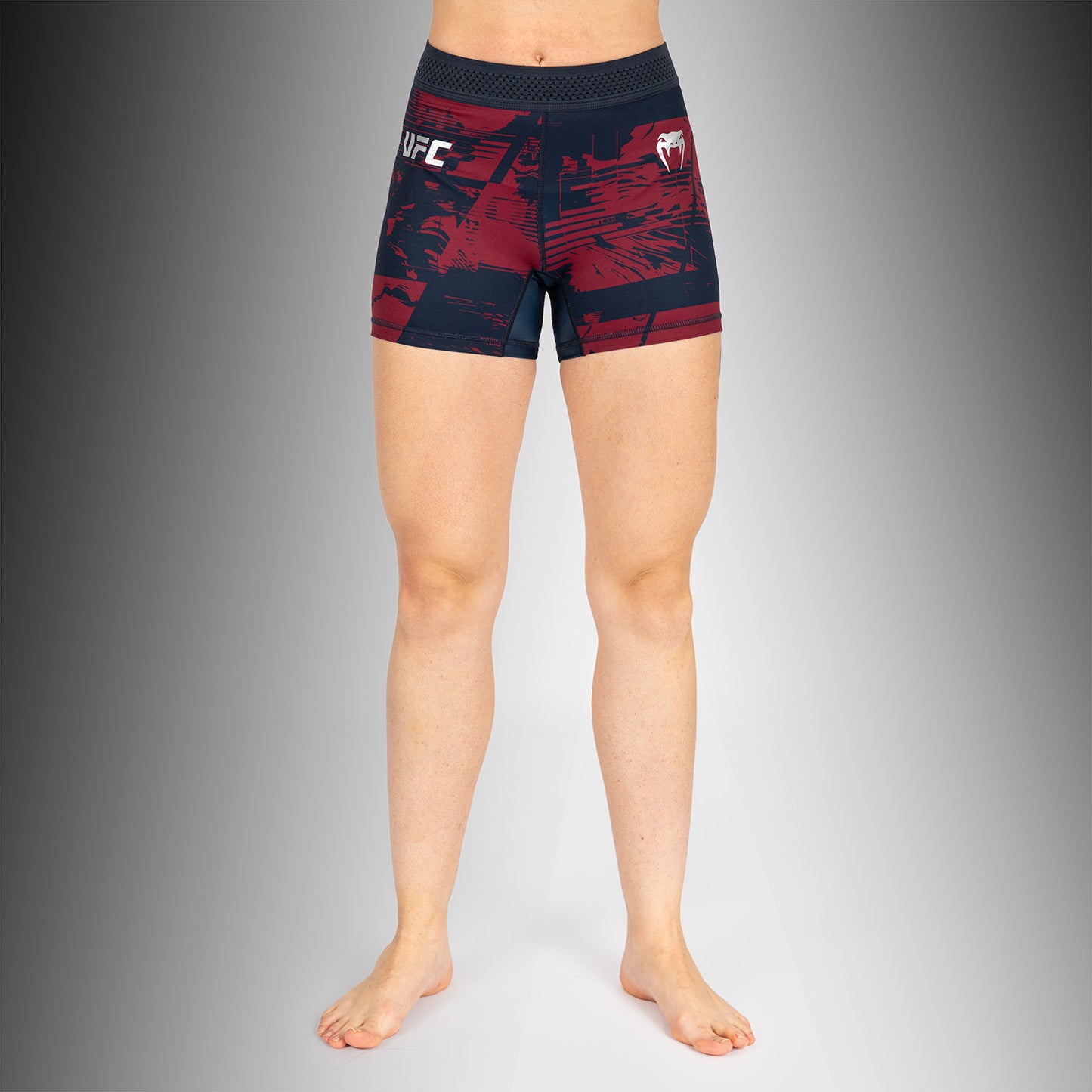 Short de compression Performance Femme UFC Zenith by Venum Authentic Fight Week - Bleu marine/Bordeaux/Argent - product-type_Shorts de compression