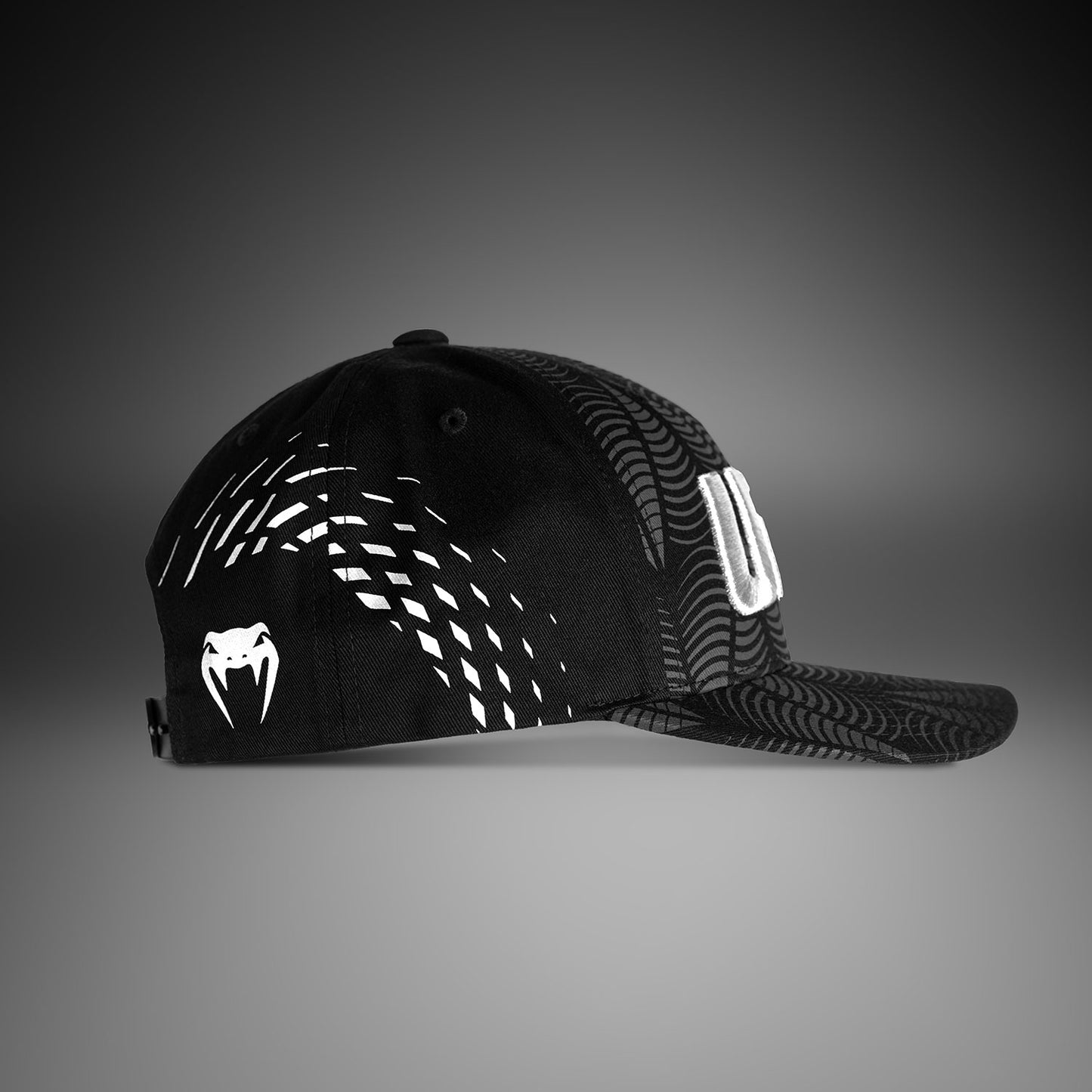 Casquette UFC Zenith by Venum Authentic Fight Night - Noir/Blanc/Orange