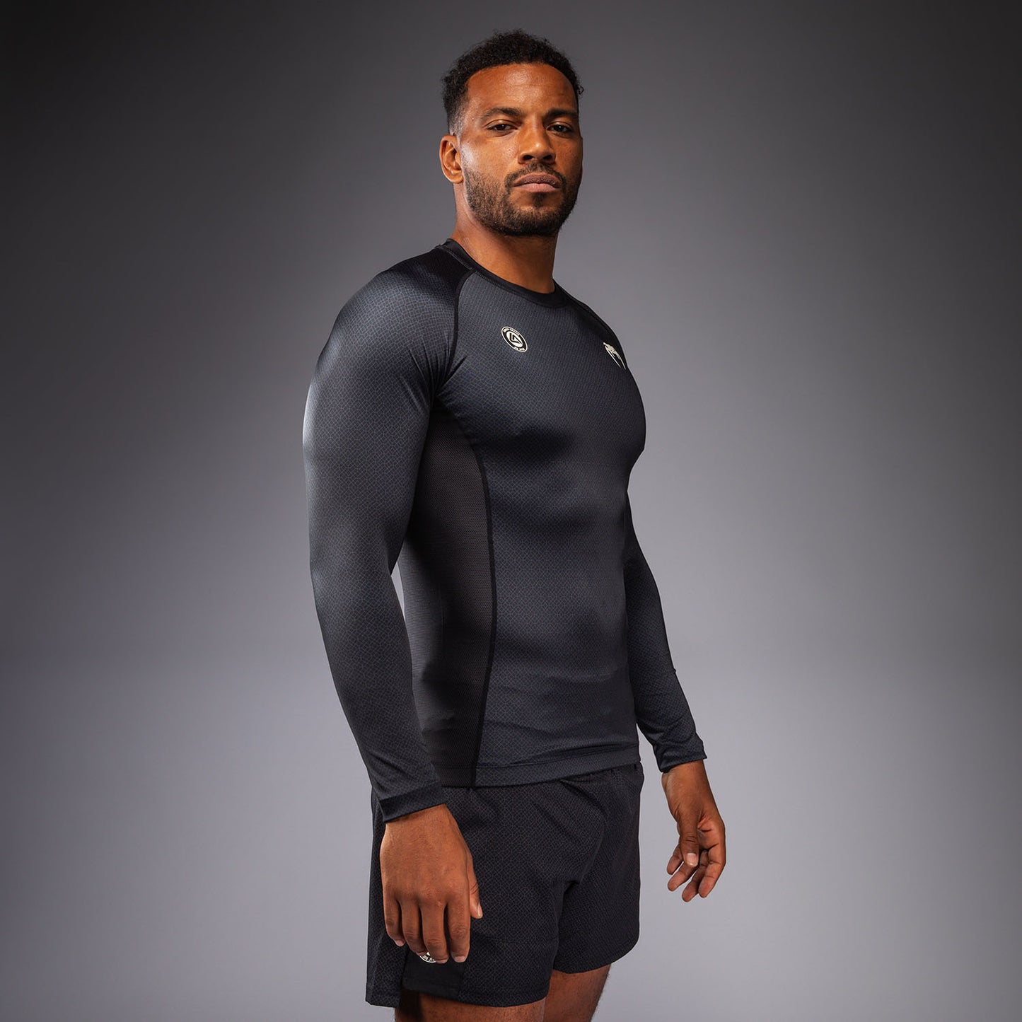 Rashguard à Manches Longues Venum x Roger Gracie Academy - Noir - product-type_T-Shirts de Compression