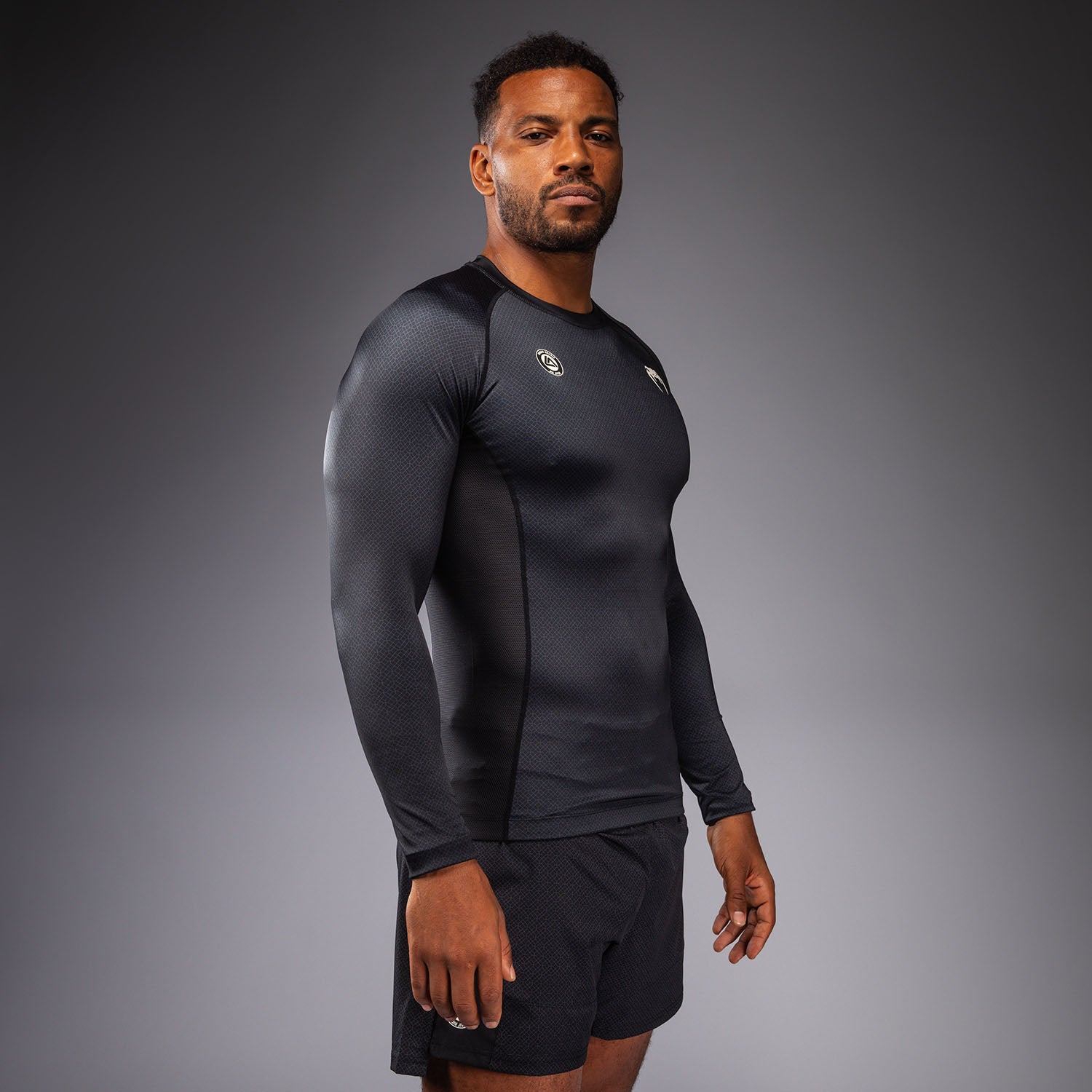Rashguard à Manches Longues Venum x Roger Gracie Academy - Noir - product-type_T-Shirts de Compression