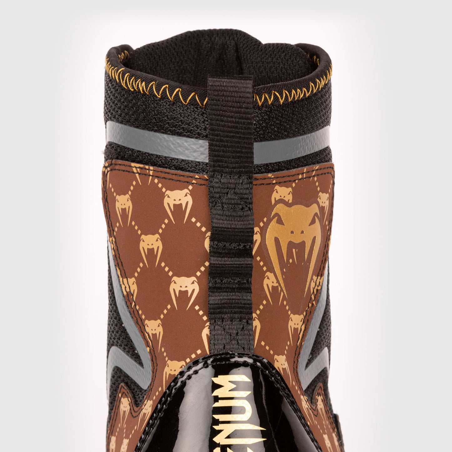 Chaussures de Boxe Venum Elite Evo Monogram - Noir/Marron - product-type_Chaussures de boxe