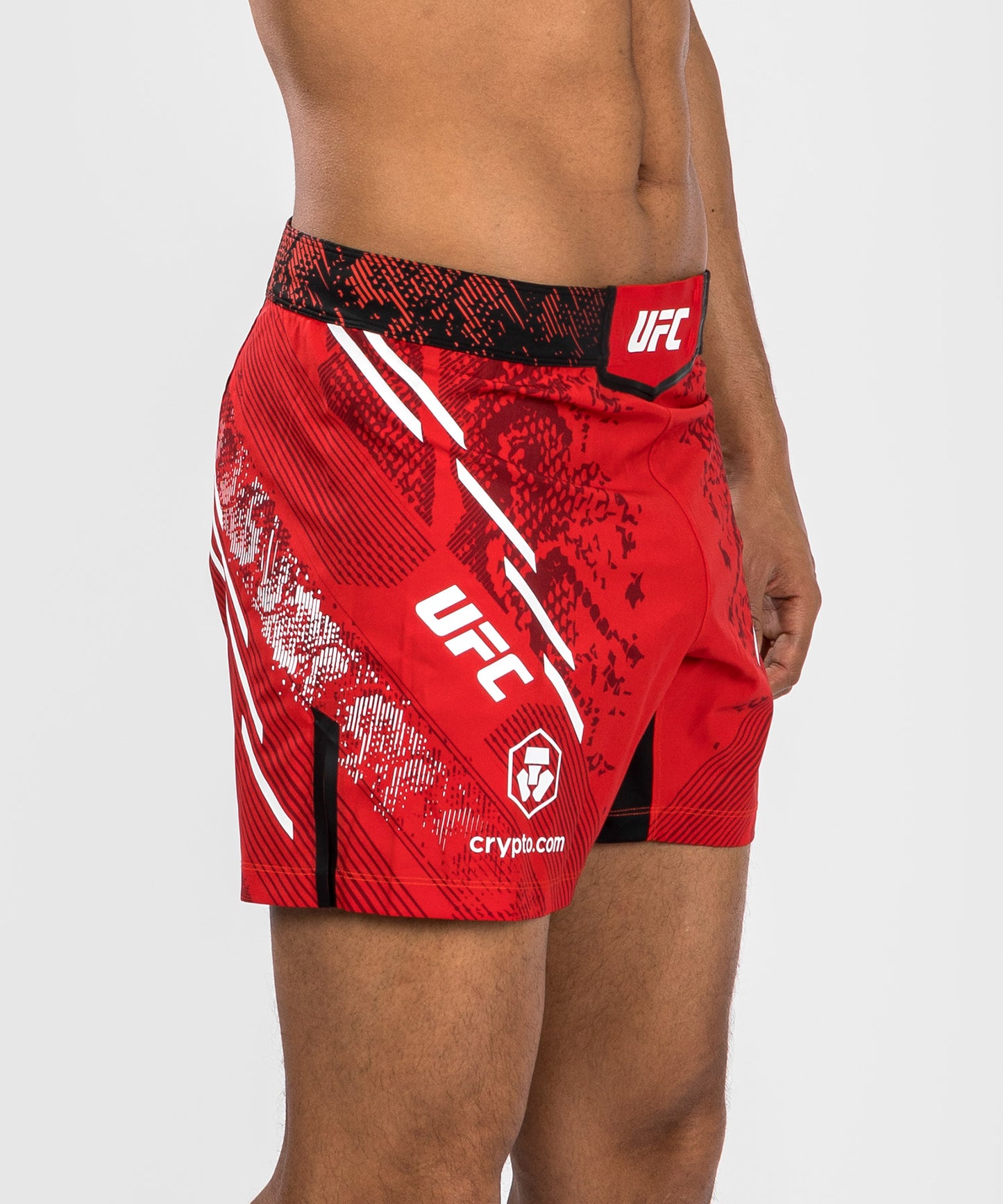Short de combat personnalisé Coupe courte pour Hommes UFC Adrenaline by Venum Authentic Fight Night – Rouge - Shorts de MMA