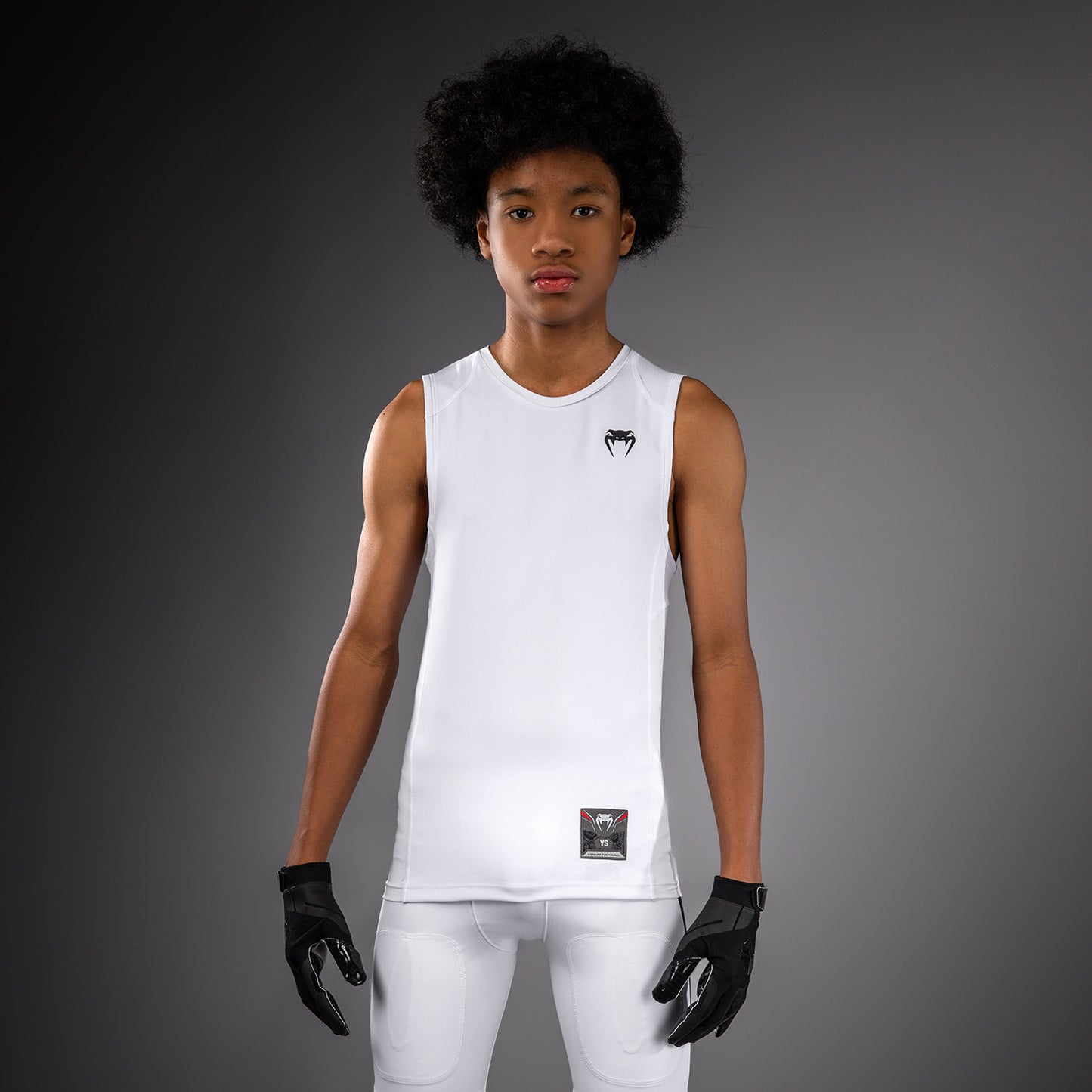 Haut de Compression sans manches pour Enfants Venum Elite Football - Blanc - product-type_T-Shirts Dry Tech