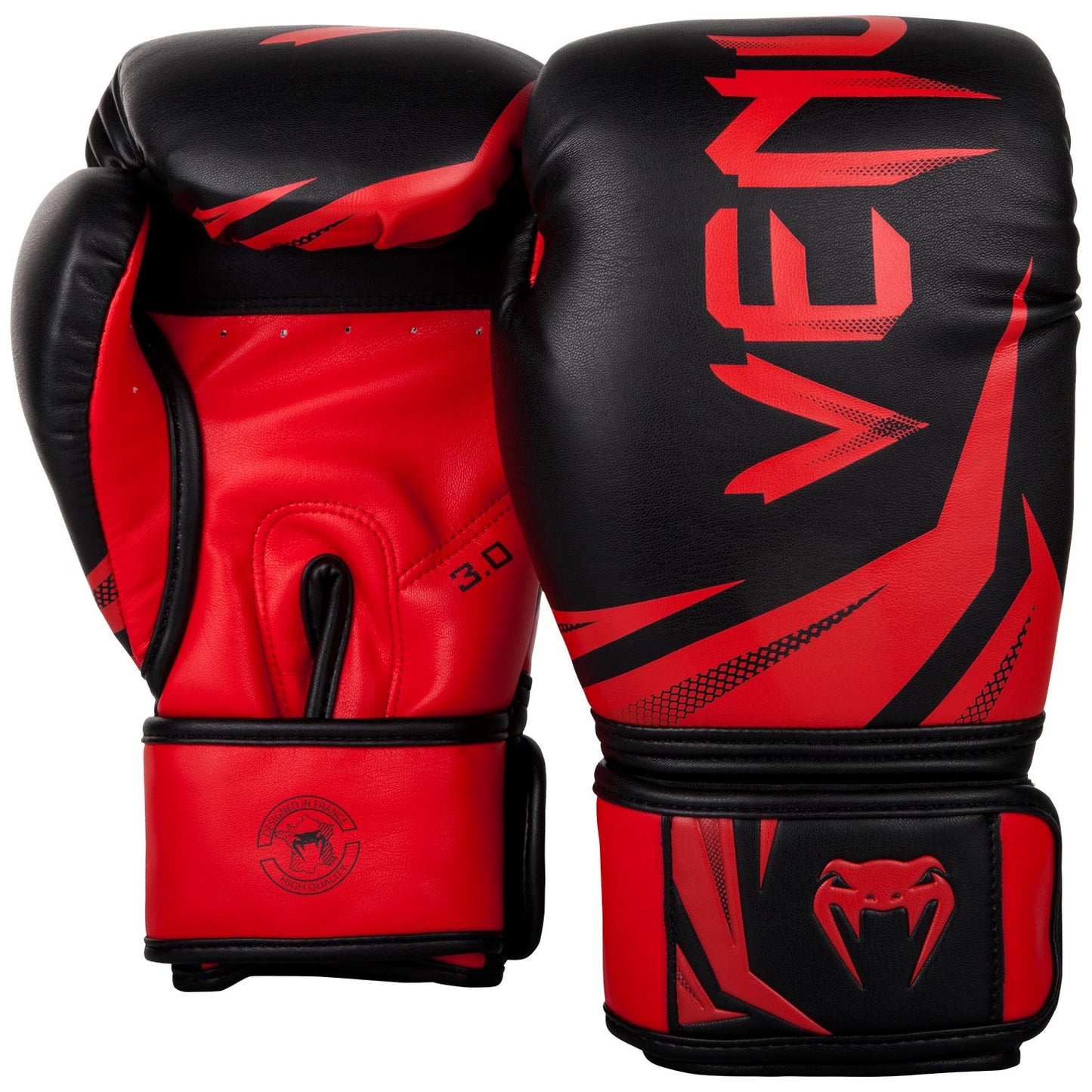 Gants de boxe Venum Challenger 3.0 – Noir/Rouge