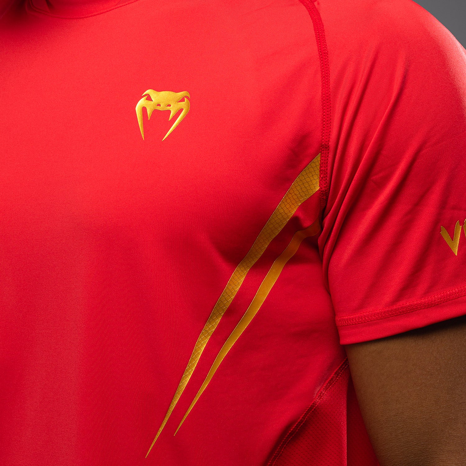 T-shirt Dry-Tech Venum x WOW FC - Rouge/Or - product-type_T-Shirts Dry Tech