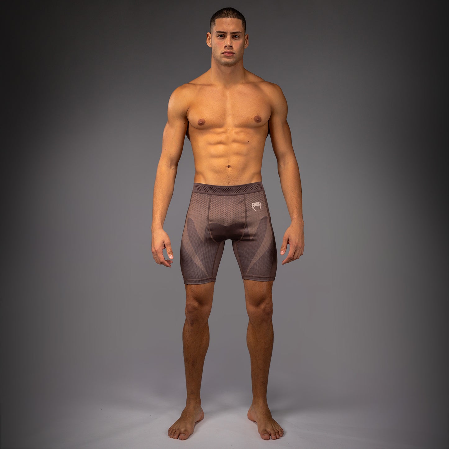 Short de Compression Venum No Gi - Marron Chocolat