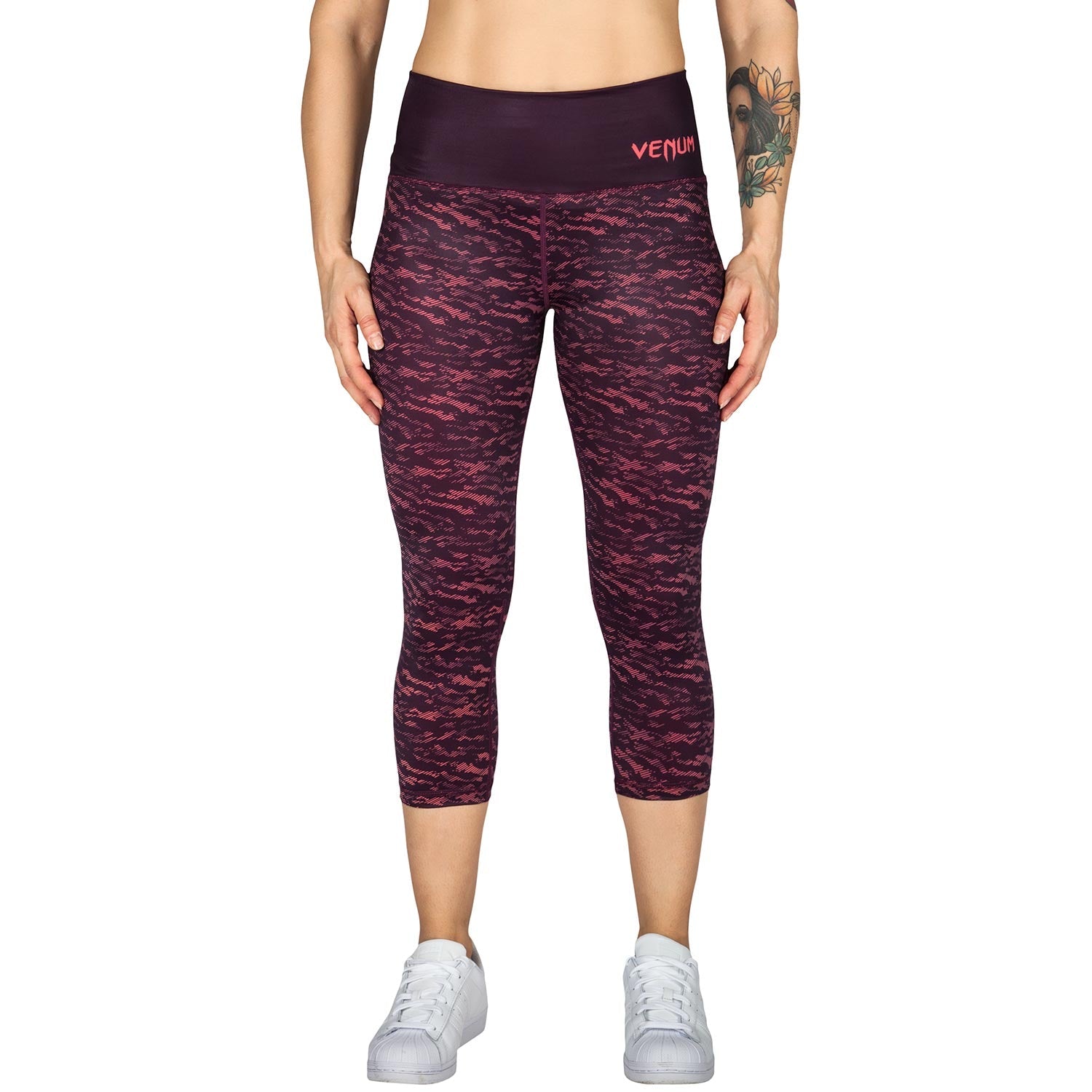 Venum Camoline Leggings - Black/Coral - product-type_Leggings