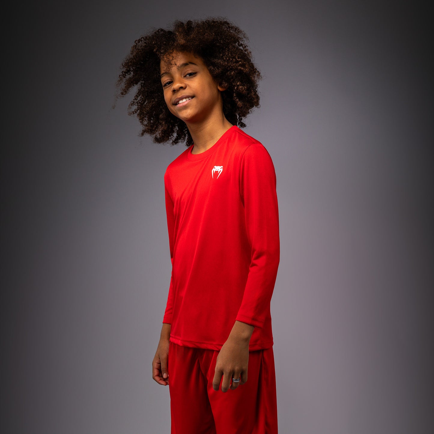 T-shirt à manches Longues pour Enfant Venum Lineup - Rouge/Blanc - product-type_T-Shirts Dry Tech