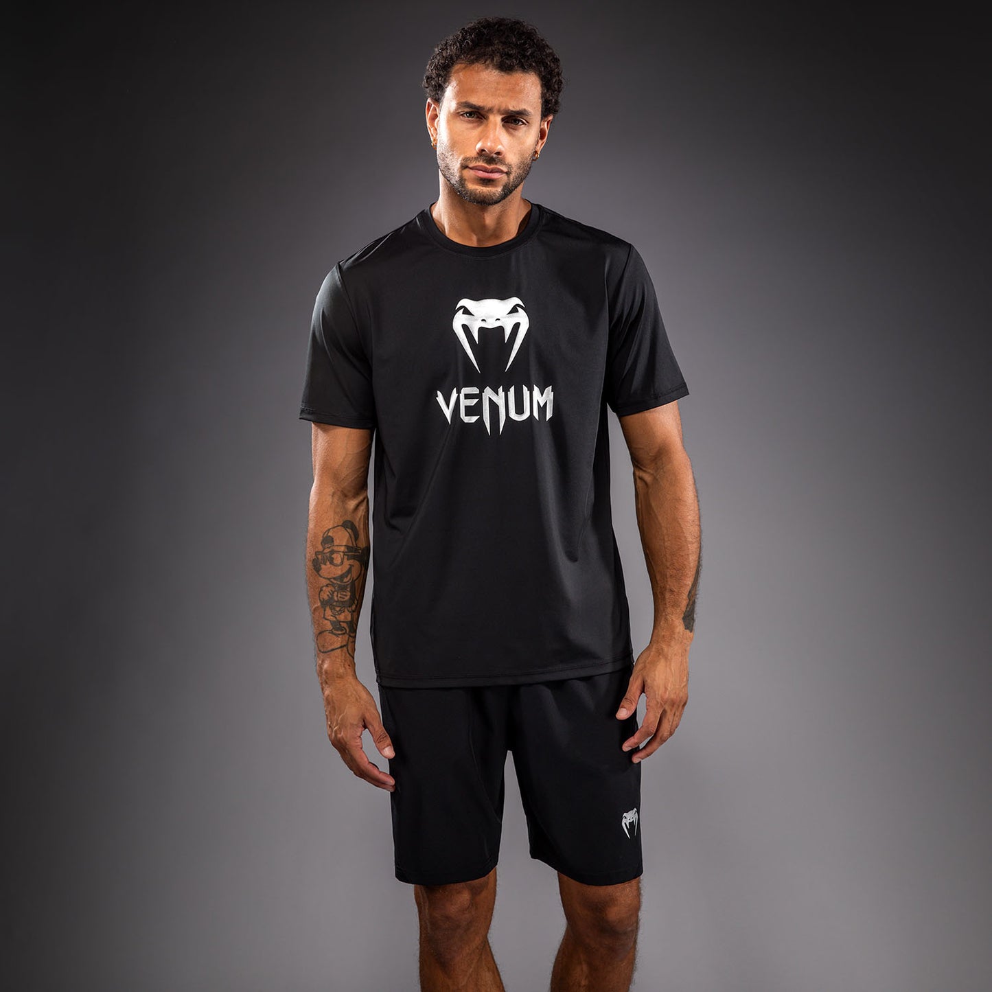 T-shirt Dry Tech Venum Classic - Noir/Argent