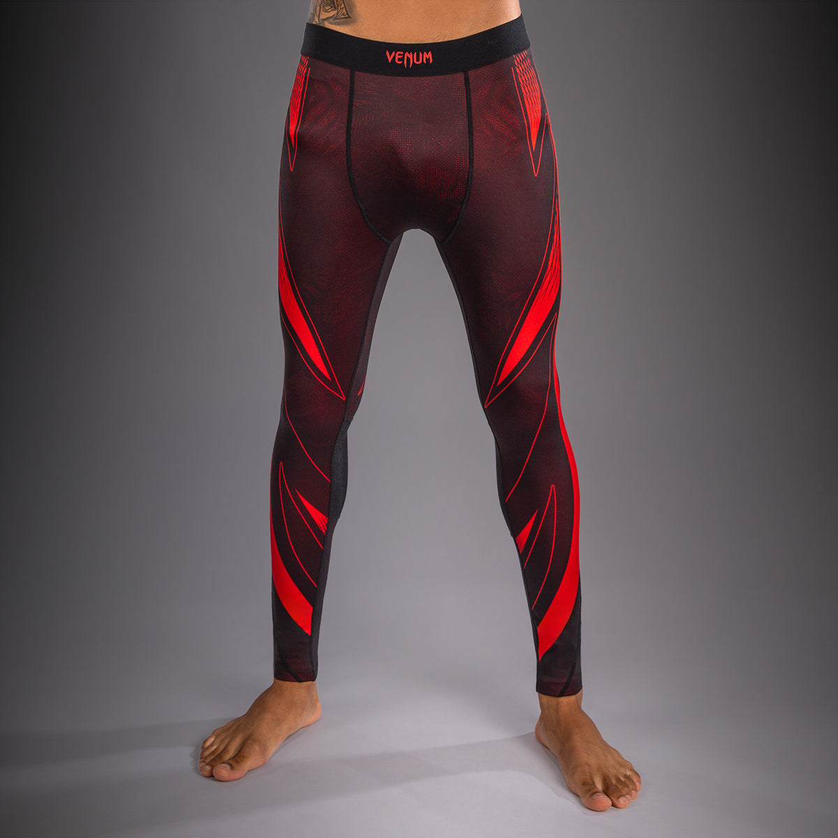 Pantalon de compression Venum Amazonia Reborn - Noir/Rouge