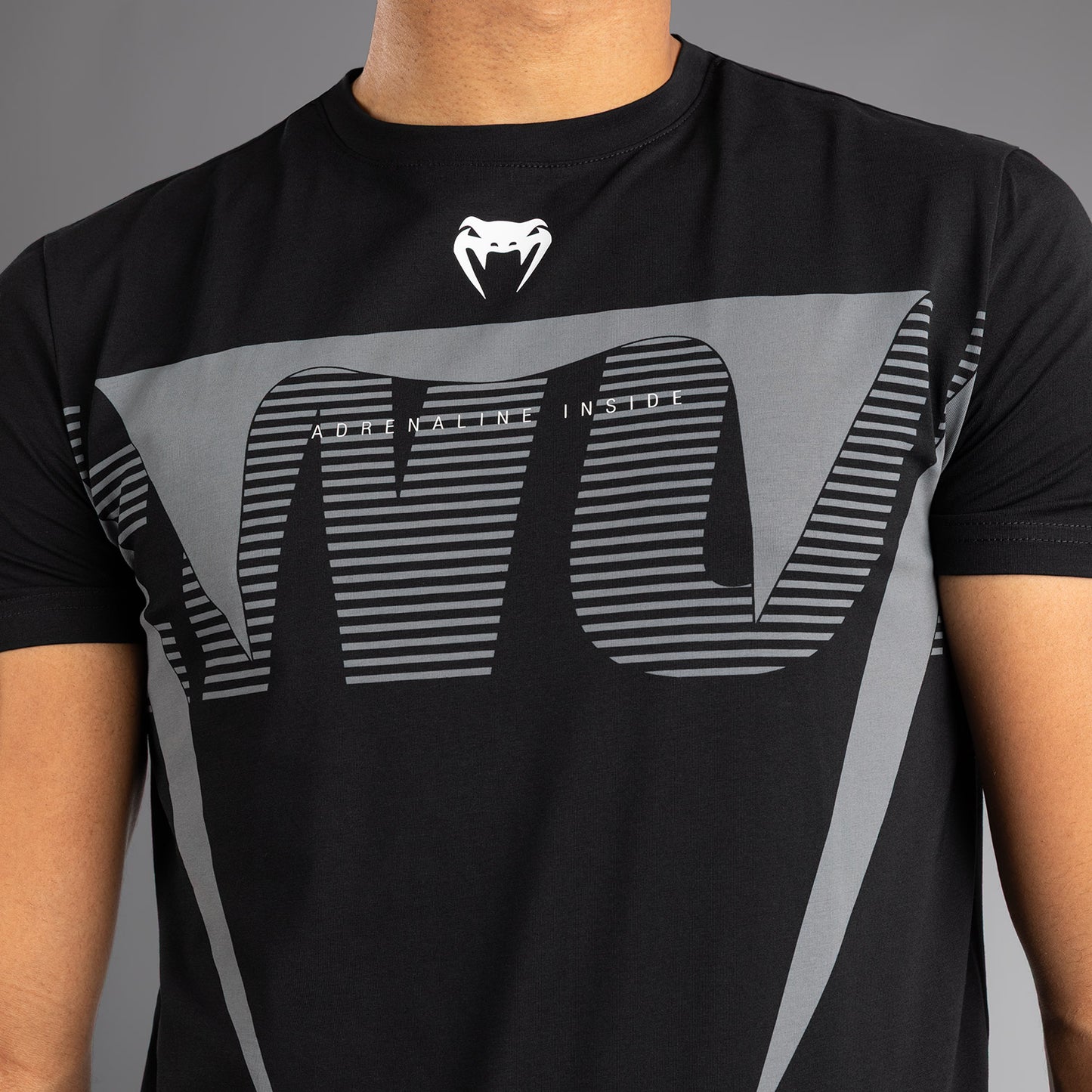 T-shirt Venum Adrenaline – Noir/Gris Argenté - product-type_T-Shirts
