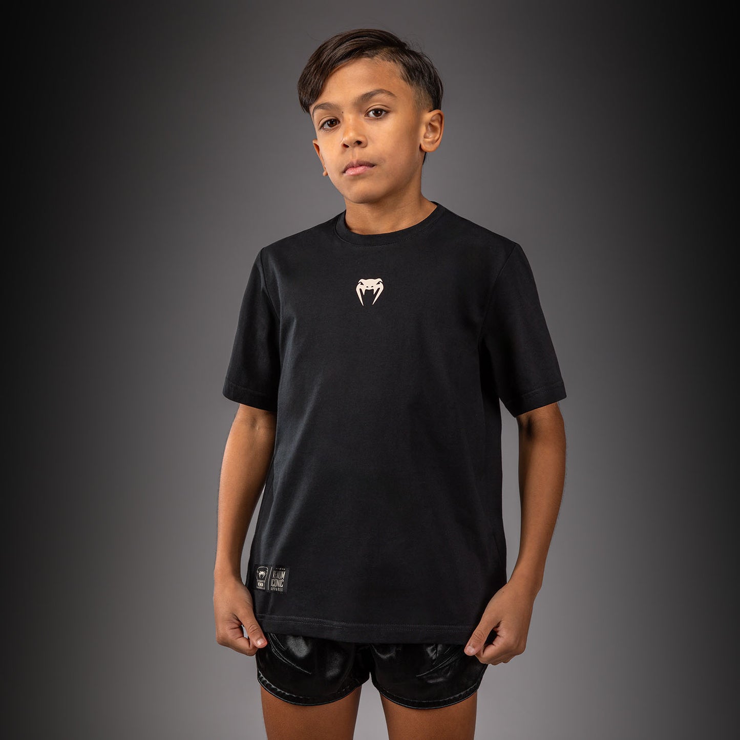 T-shirt en Coton Pour Enfant Venum Fight Icon - Noir