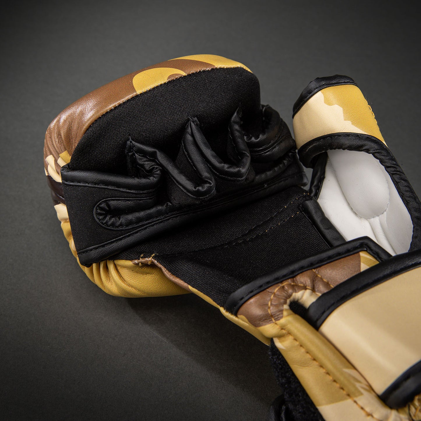 Gants de Sparring Venum Elite - Beige Clair/Marron