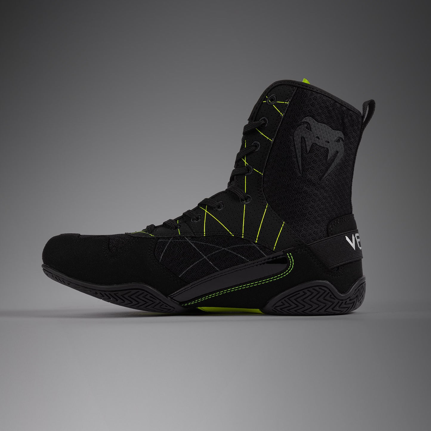 Chaussures de boxe Venum Training Camp 4.0 - Noir/Vert fluo - product-type_Chaussures de boxe