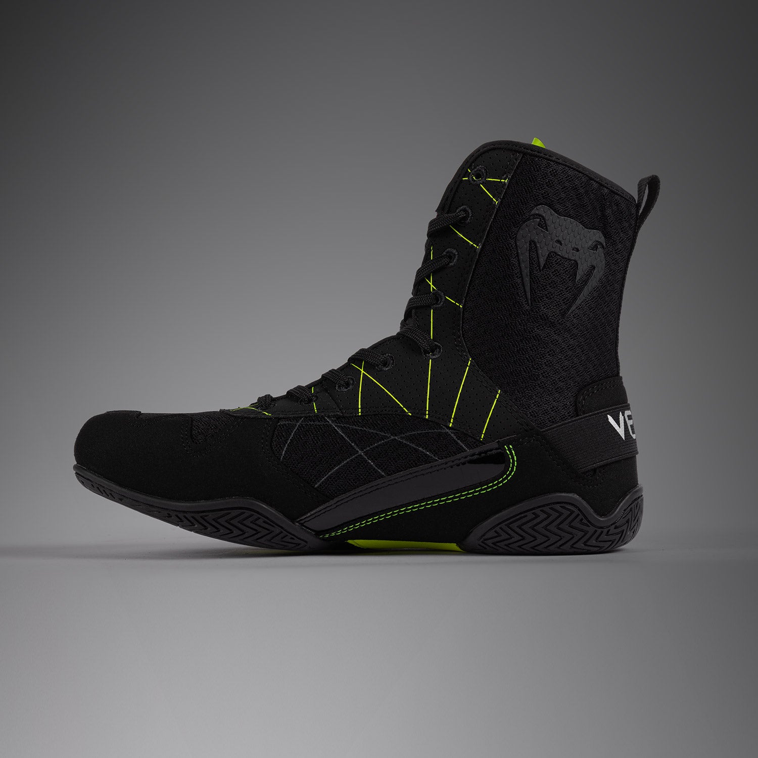 Chaussures de boxe Venum Training Camp 4.0 - Noir/Vert fluo - product-type_Chaussures de boxe