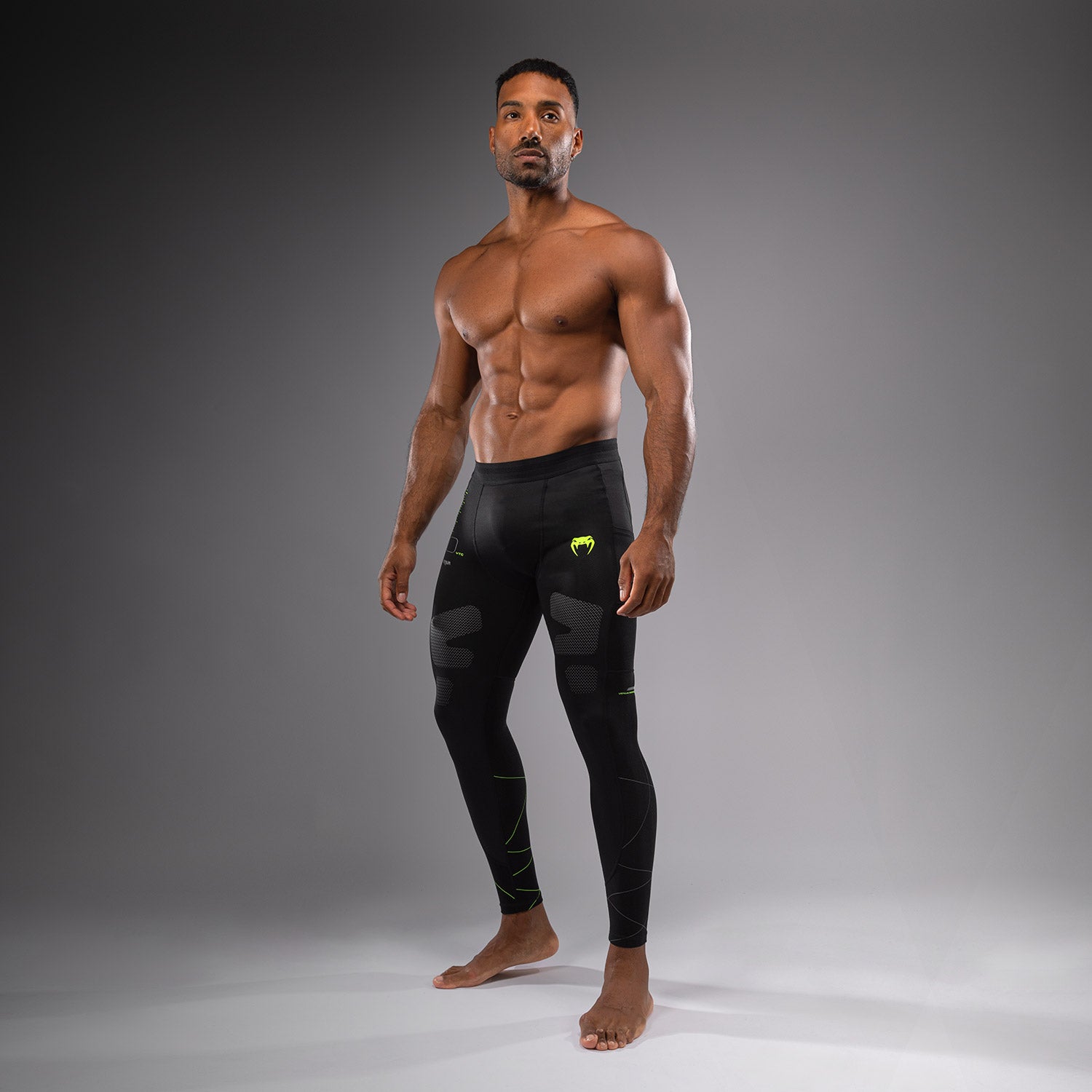 Pantalon de compression Venum Training Camp 4.0 - Noir/Vert Fluo - product-type_Pantalons de Compression