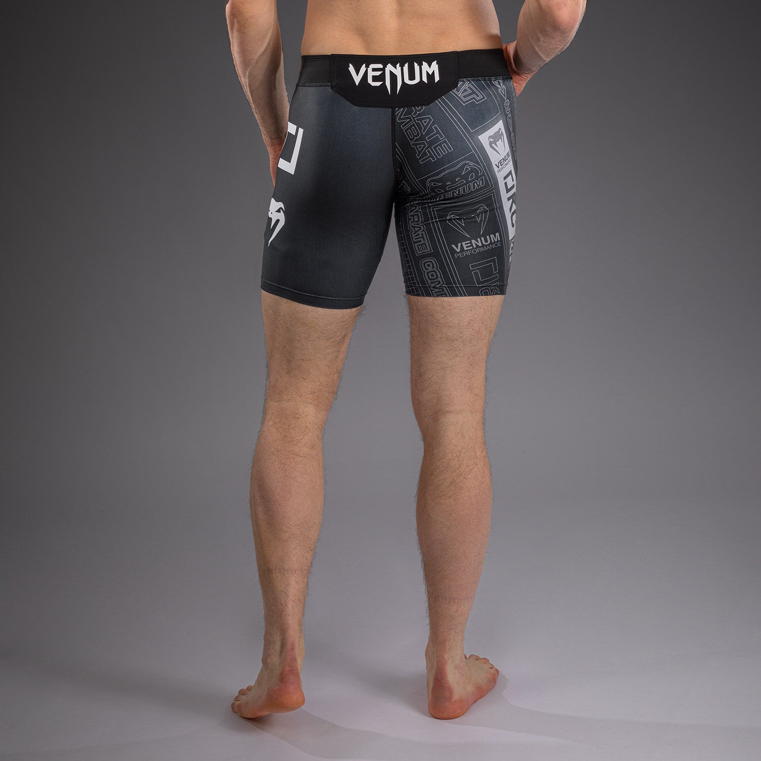 Short de Compression Karate Combat by Venum – Noir/Gris - product-type_Shorts de compression