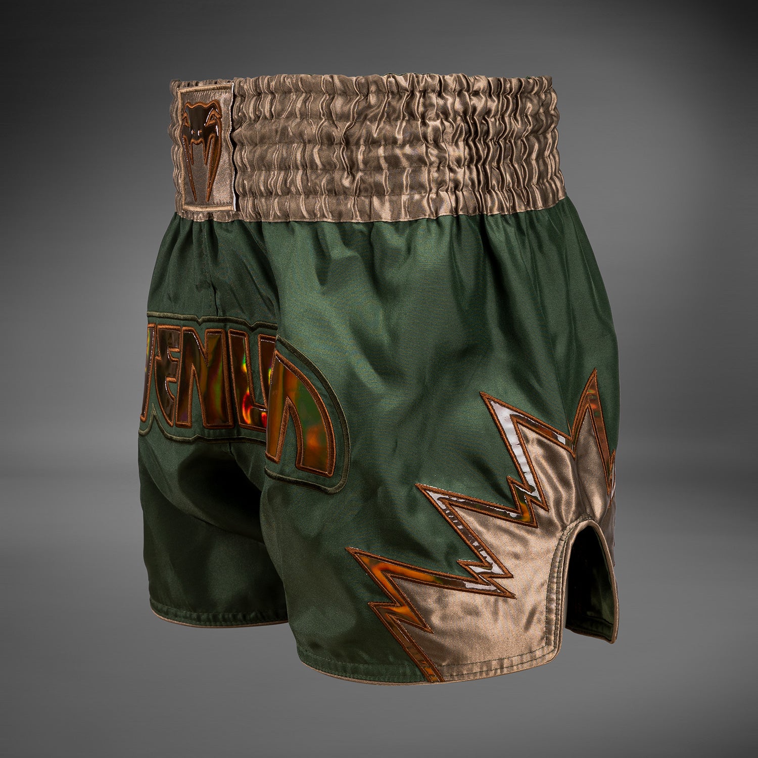Shorts de Muay Thai Venum Inferno - Kaki/Bronze - product-type_Shorts de Muay Thai