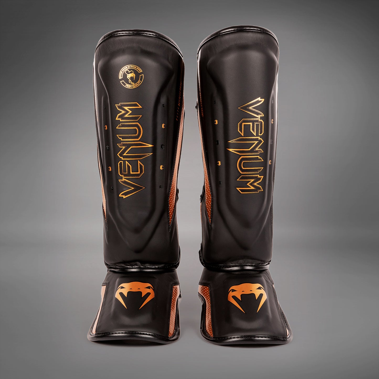 Protège-Tibias Venum Elite Evo - Noir/Bronze - product-type_Protège-tibias