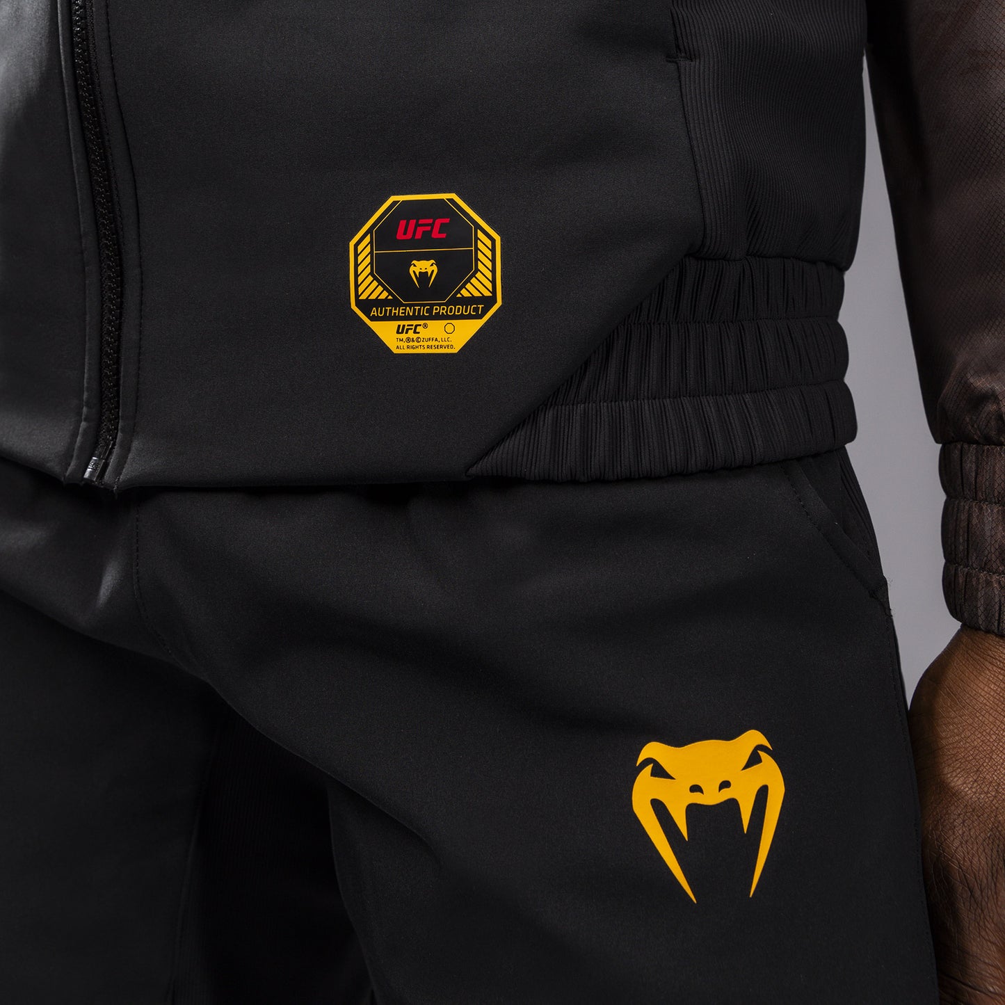 Veste à Capuche Zippé pour Hommes UFC Fusion by Venum Fight Week - Marron Terrestre - product-type_Vestes