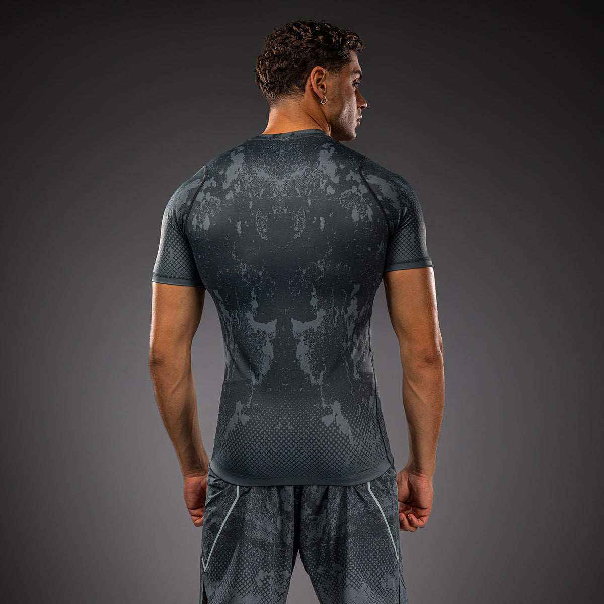 Rashguard à manches courtes Venum x Batman - Gris