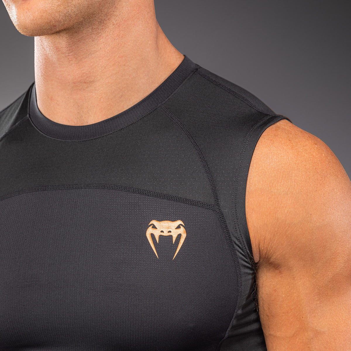 Rashguard sans manches Venum G-Fit Revolution - Noir/Cuivre