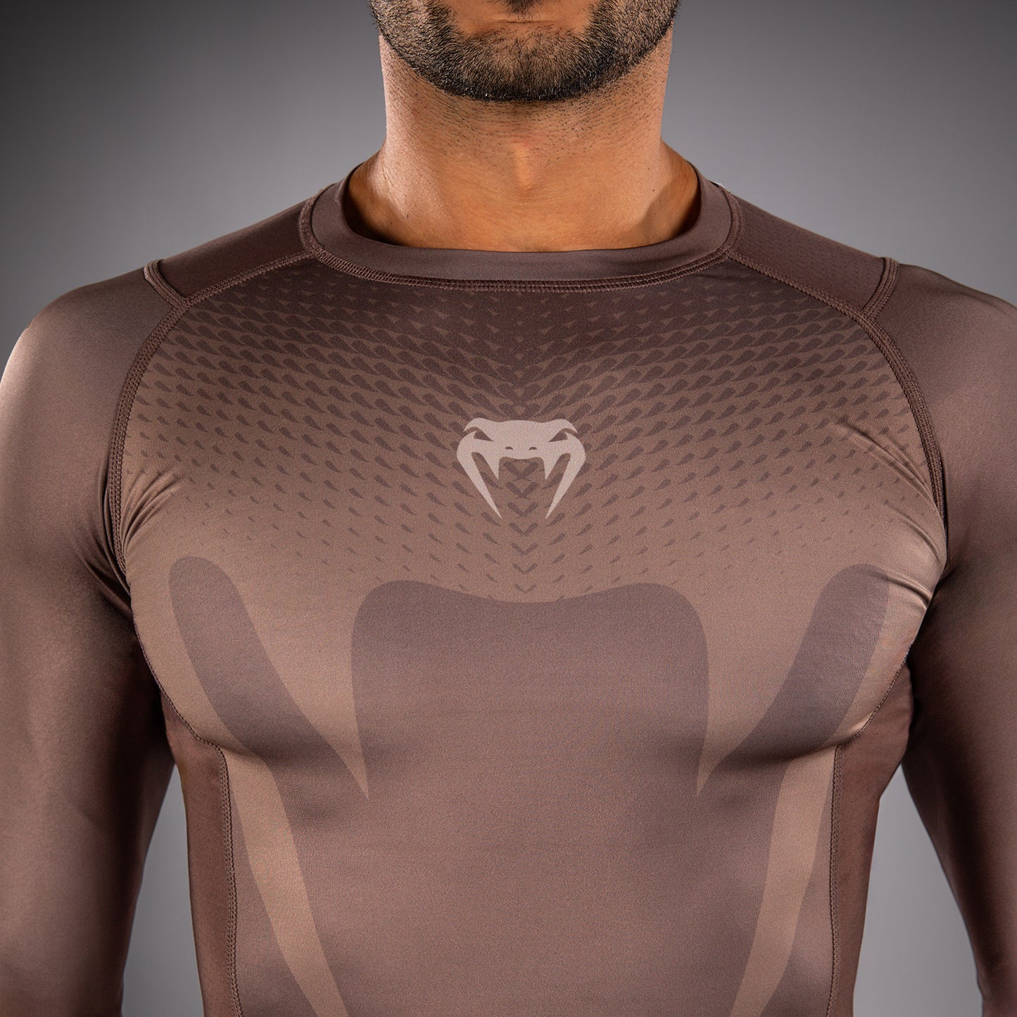 Rashguard Venum No Gi - Marron Chocolat