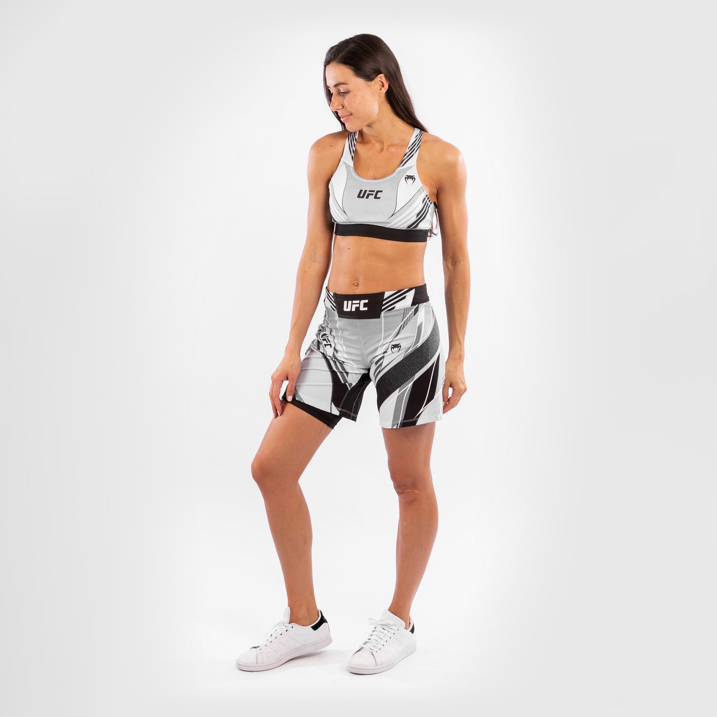 Fightshort Femme UFC Venum Authentic Fight Night - Coupe Longue - Blanc