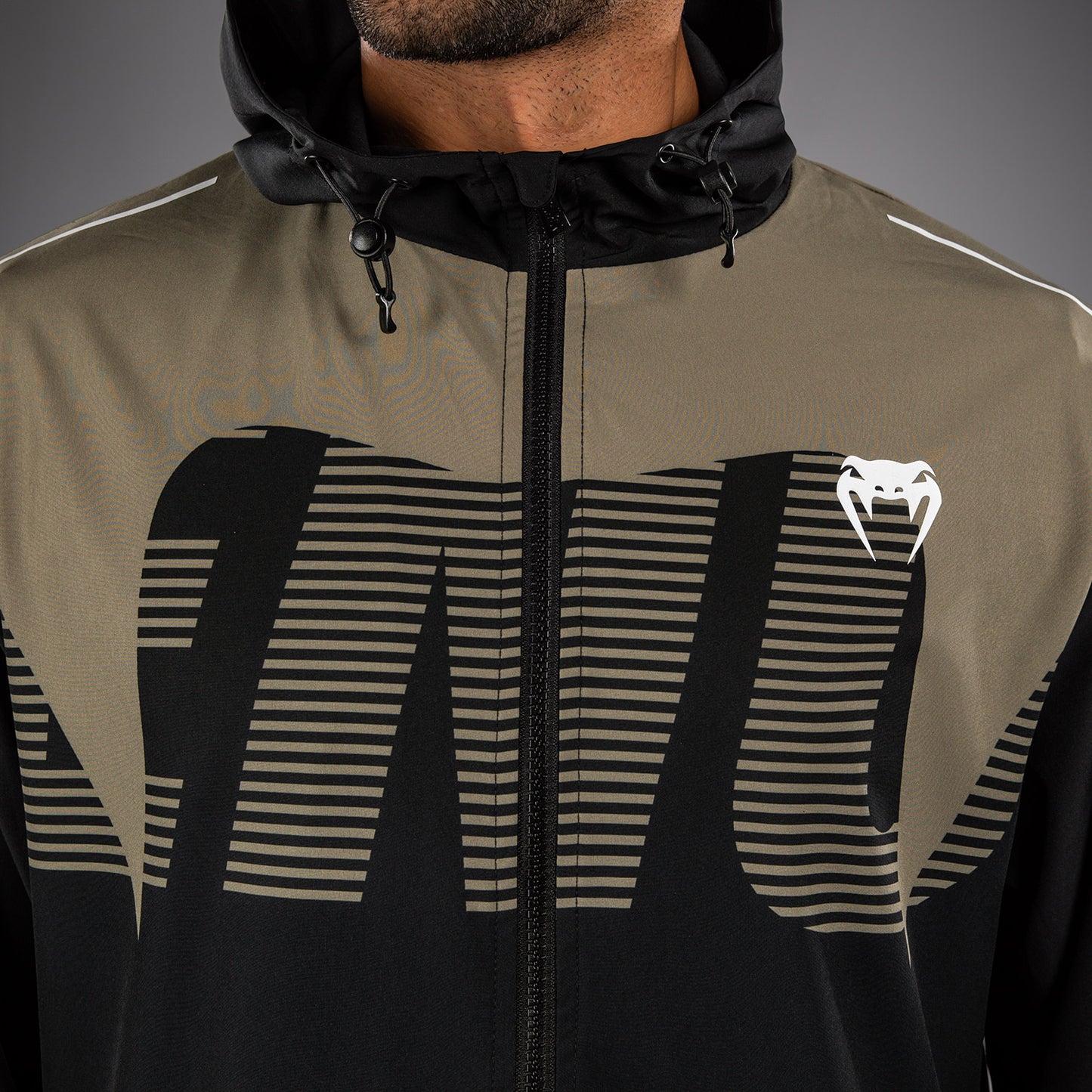 Veste de Survêtement Venum Adrenaline – Noir/Sable - product-type_Vestes