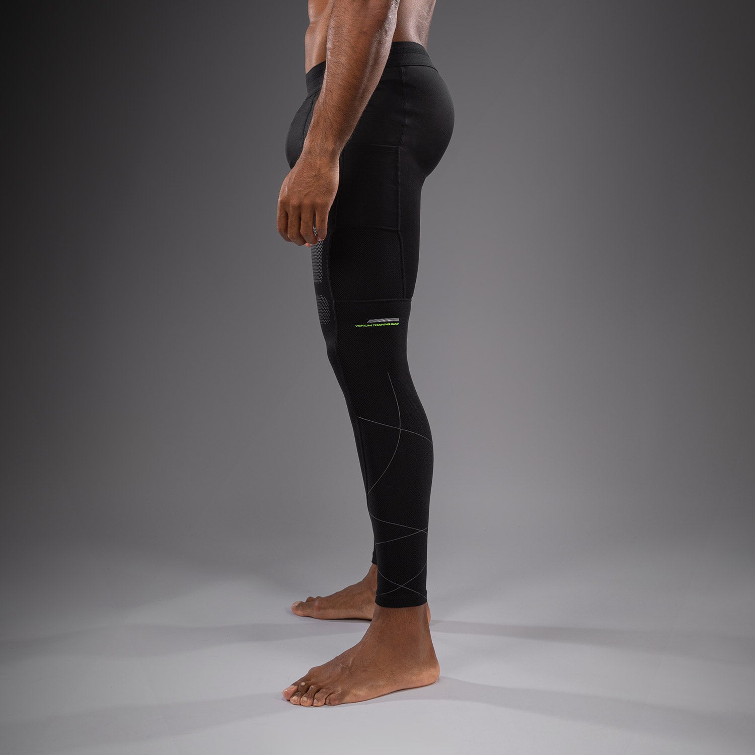 Pantalon de compression Venum Training Camp 4.0 - Noir/Vert Fluo - product-type_Pantalons de Compression