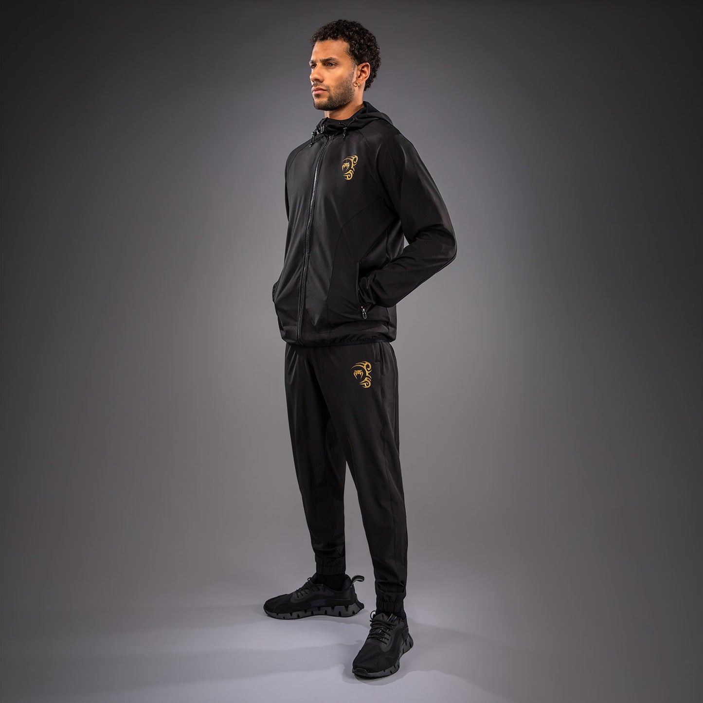 Veste de Survêtement Venum x Mike Tyson Tiger - Noir/Or - product-type_Vestes