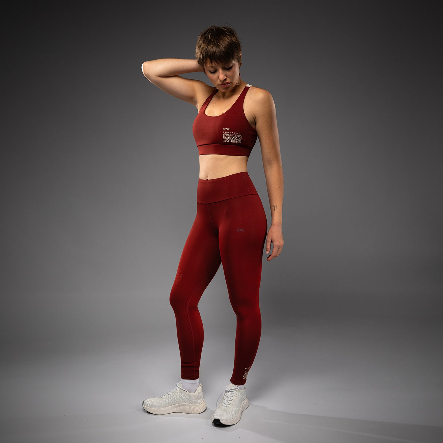 Legging Venum Serpenti – Bordeaux/Ivoire - product-type_Leggings