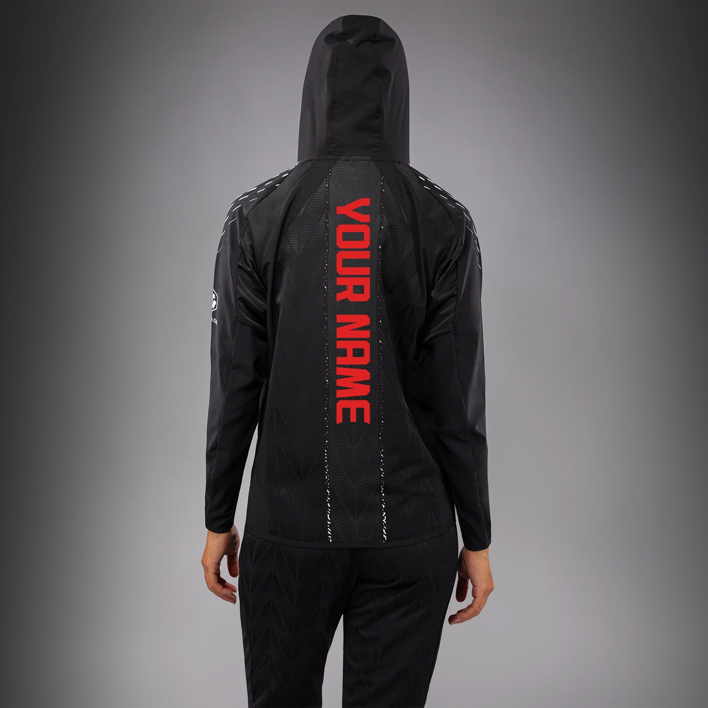 Sweat à capuche Walkout Femme Personnalisé UFC Zenith by Venum Authentic Fight Night - Noir