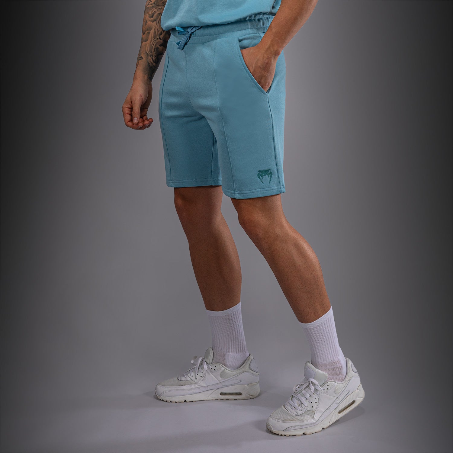 Short en Coton Venum Contender Fleece – Turquoise - product-type_Shorts en Coton