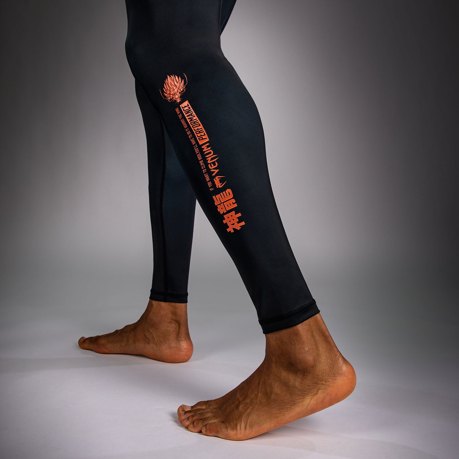 Pantalon de compression Venum Thunder Dragon – Noir/Gris/Cuivre - product-type_Pantalons de Compression