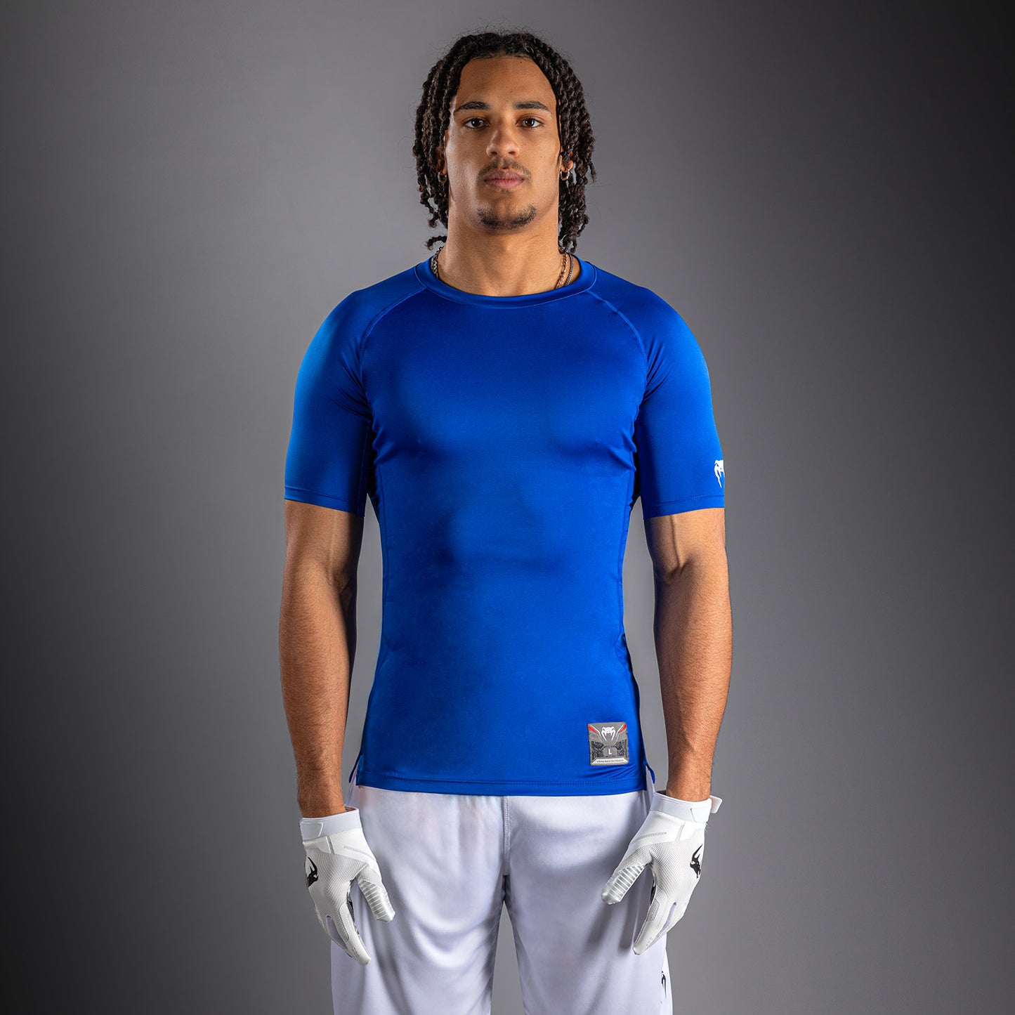 T-shirt de Compression Venum Lineup - Bleu/Blanc - product-type_T-Shirts de Compression