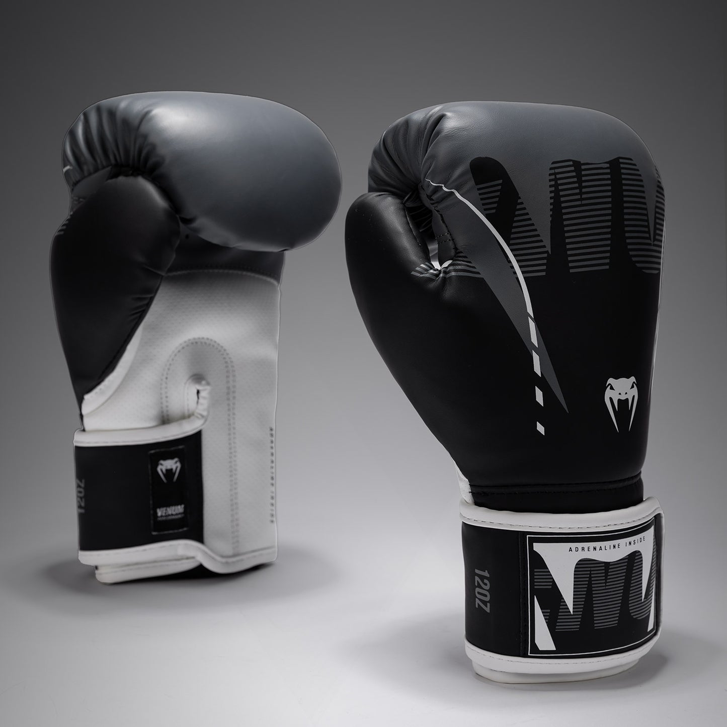 Gants de Boxe Venum Adrenaline – Noir/Gris Argenté - product-type_Gants de boxe