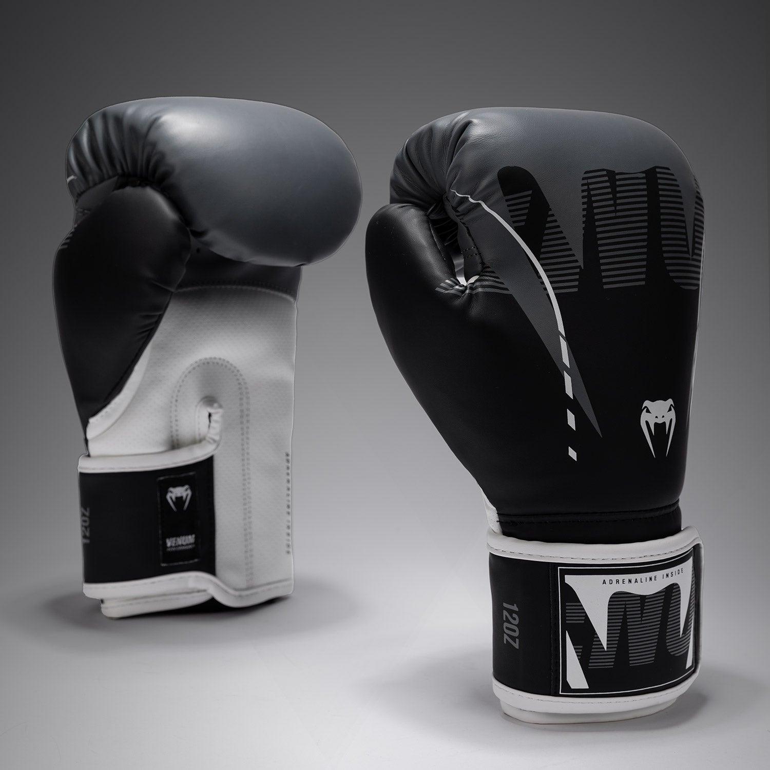Gants de Boxe Venum Adrenaline – Noir/Gris Argenté - product-type_Gants de boxe