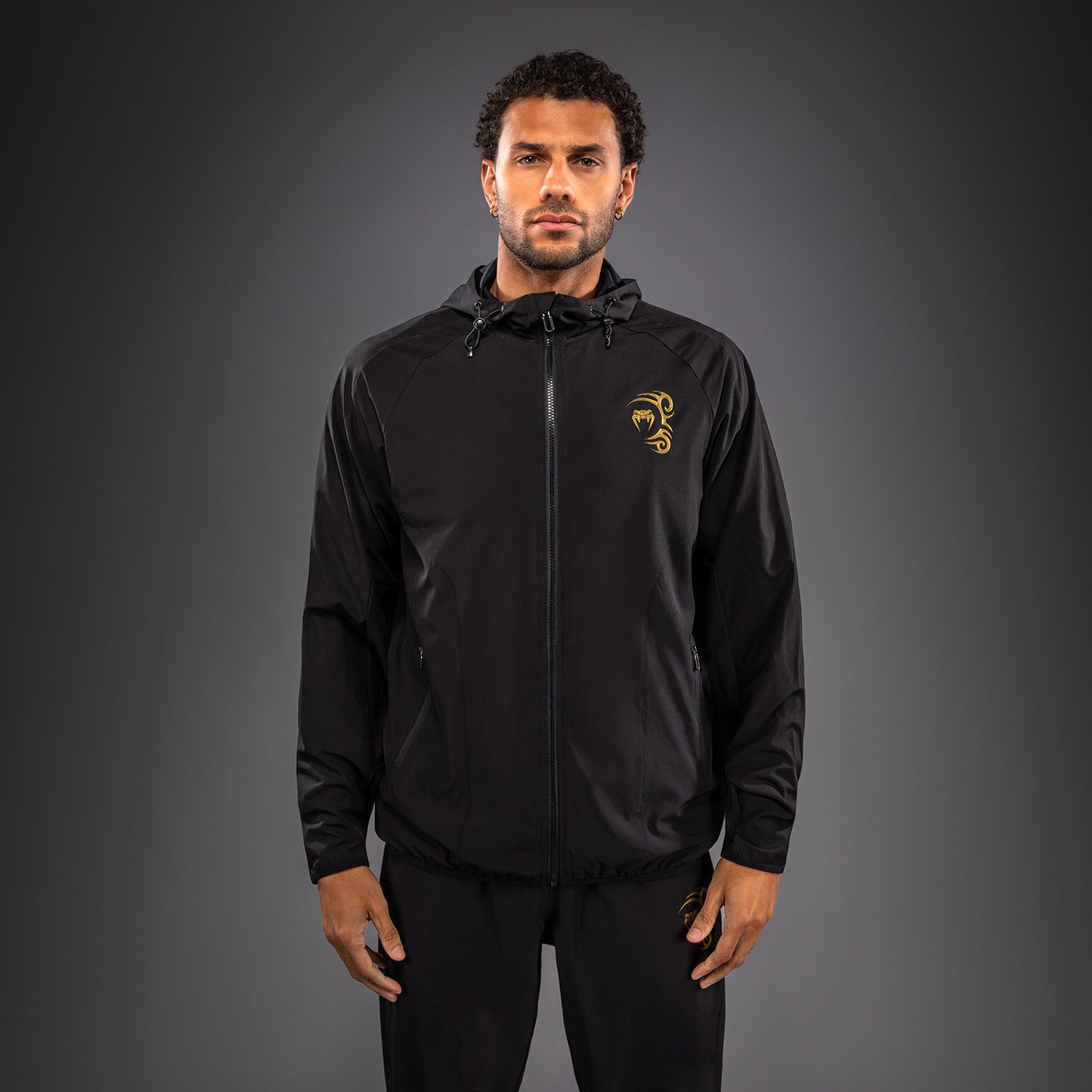Veste de Survêtement Venum x Mike Tyson Tiger - Noir/Or - product-type_Vestes