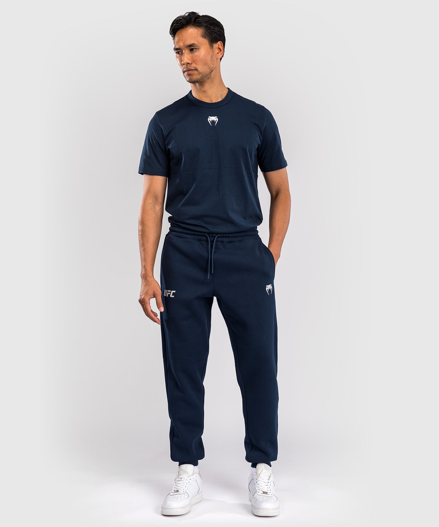 Pantalon en Coton pour Hommes UFC Fusion by Venum Fight Week - Bleu Océanique - product-type_Pantalons de jogging