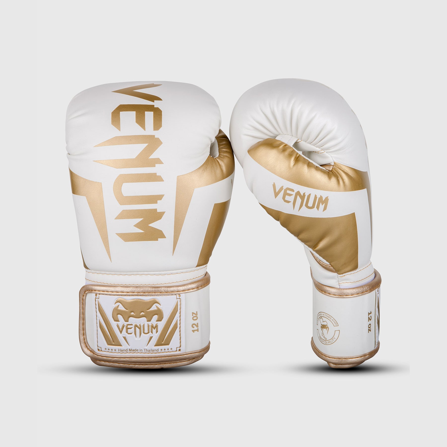 Gants de boxe Venum Elite - Blanc/Doré - product-type_Gants de boxe