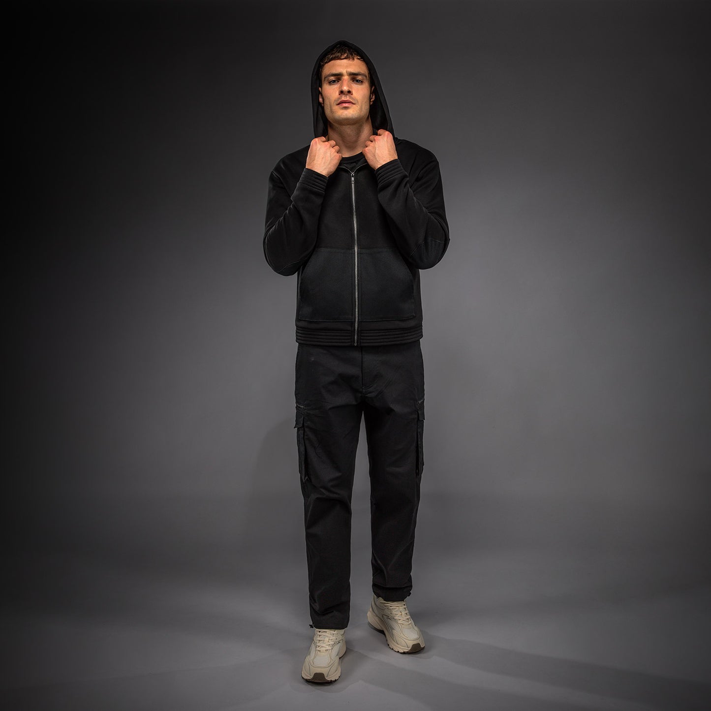 Sweat à Capuche Zippé Venum Urban Gi  – Noir