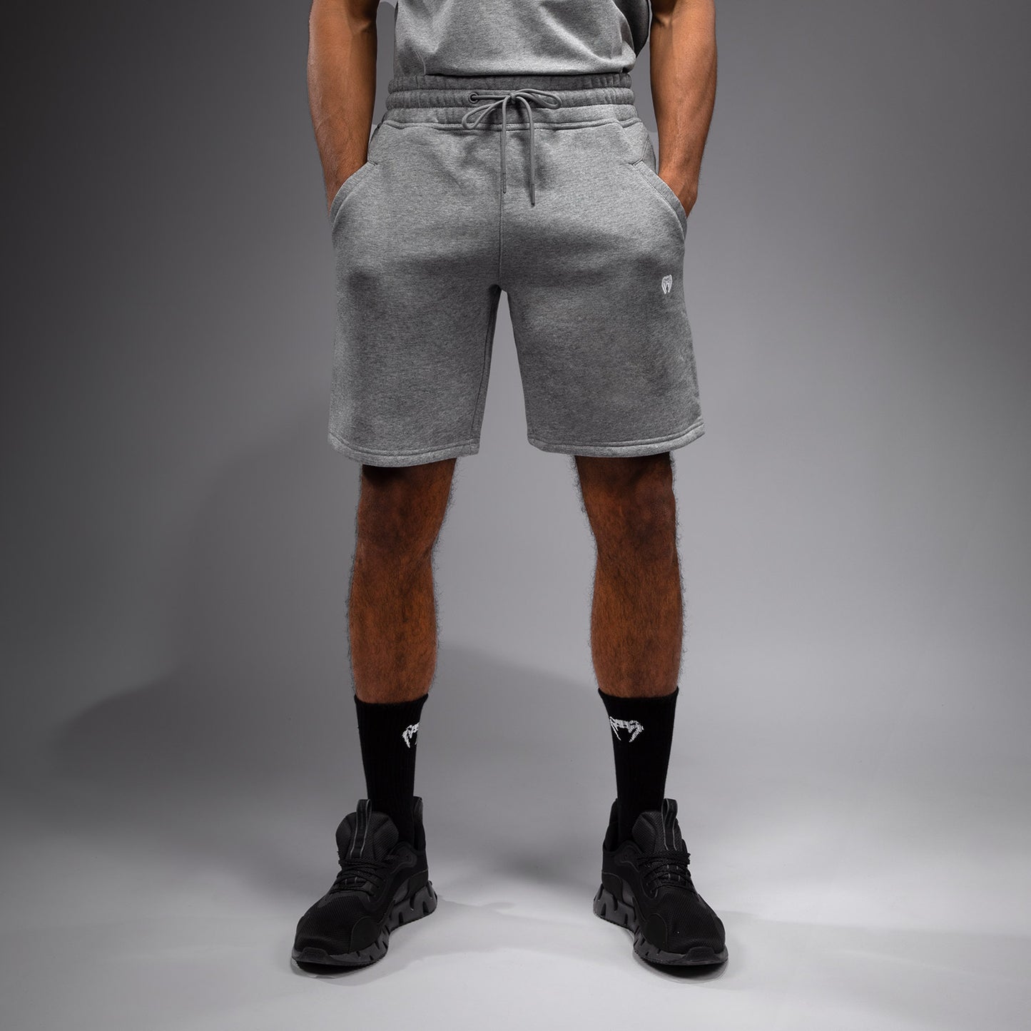 Shorts en Coton Venum Silent Power - Cloudy Grey - product-type_Shorts en Coton