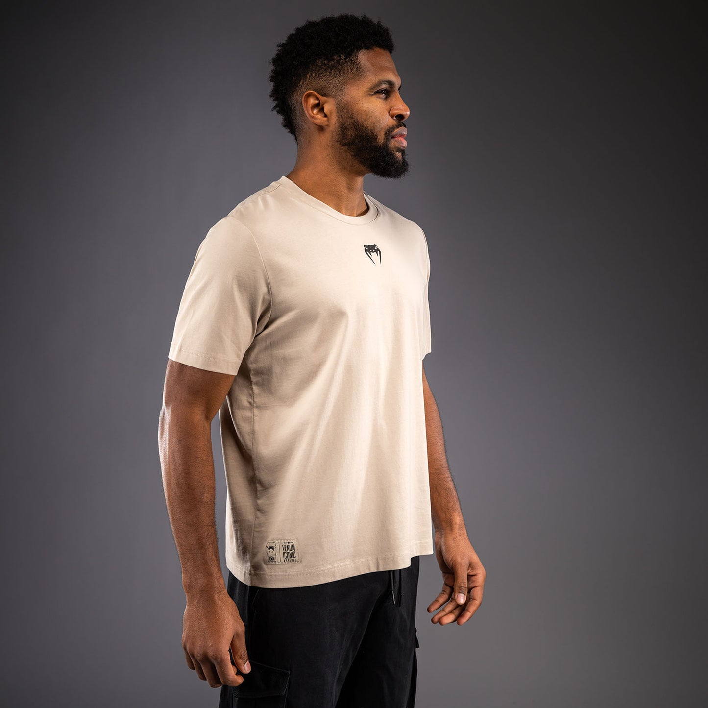 T-shirt en Coton Venum Fight Icon - Beige