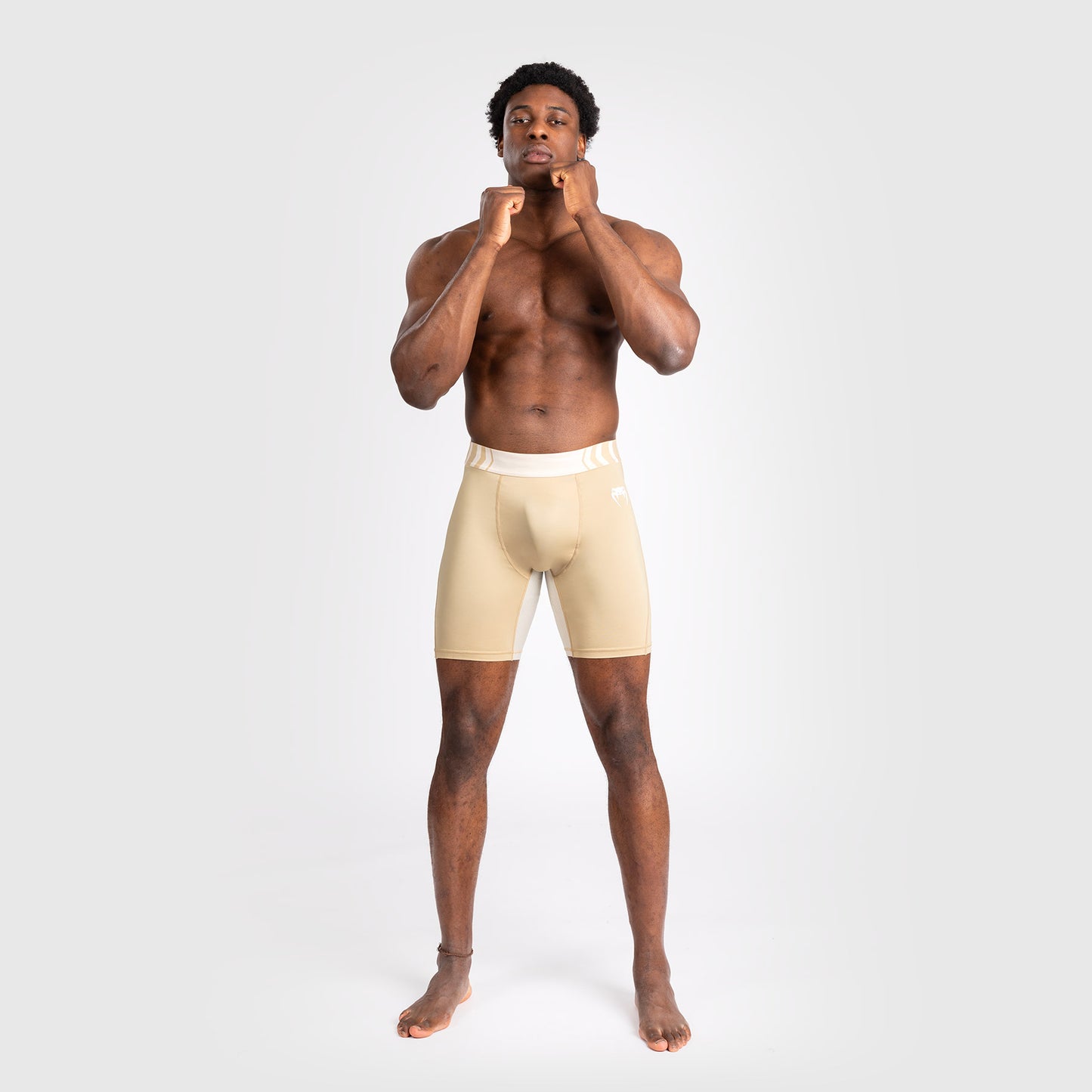 Short de compression pour Hommes Venum Tempest - Beige/Sable - product-type_Shorts de compression