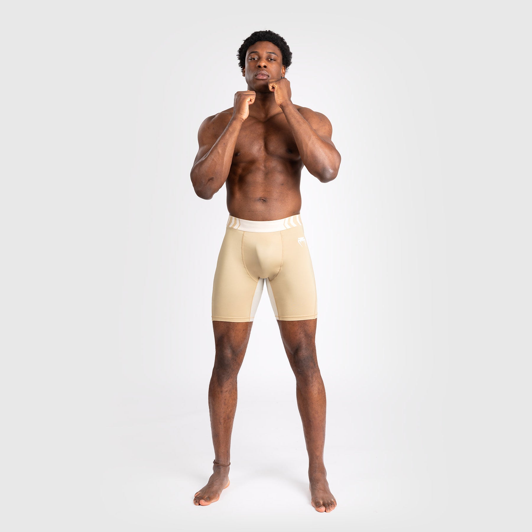 Short de compression pour Hommes Venum Tempest - Beige/Sable - product-type_Shorts de compression