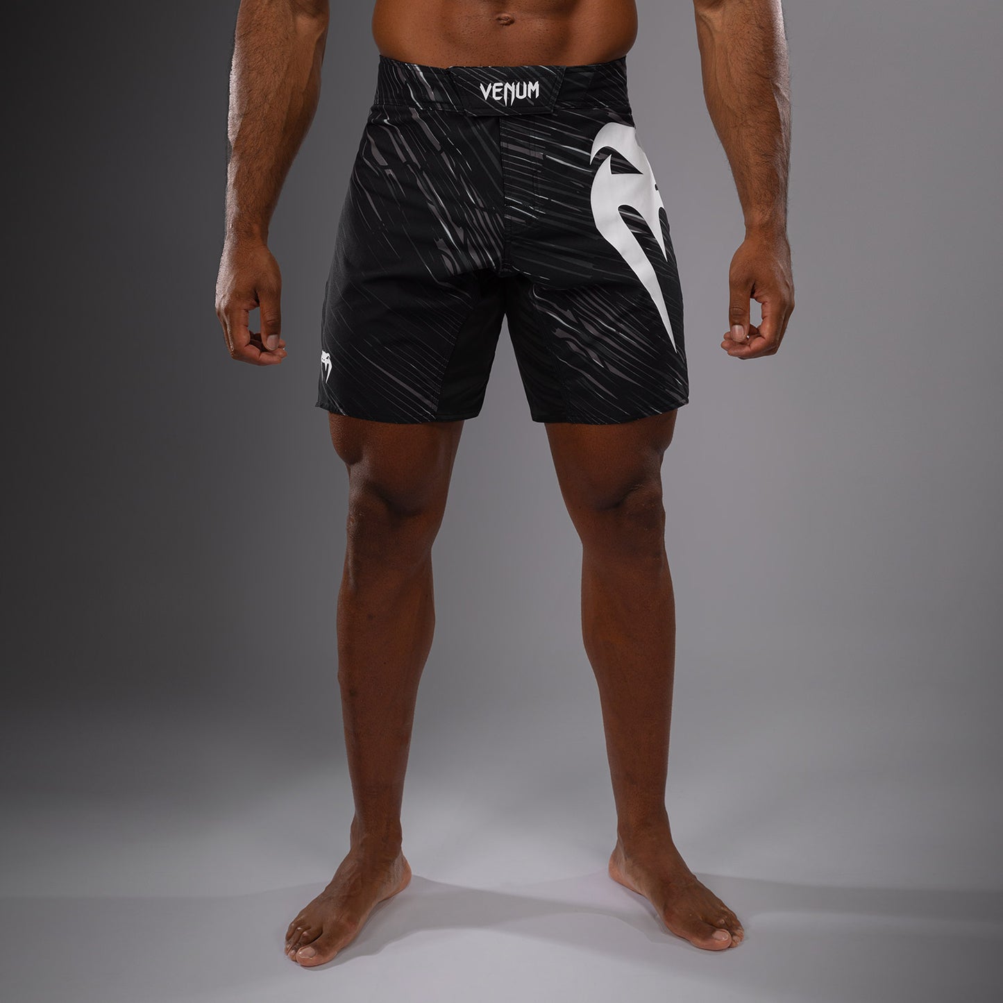 Short de Combat Venum Rapid Light - Noir/Gris Tempête - product-type_Shorts de MMA