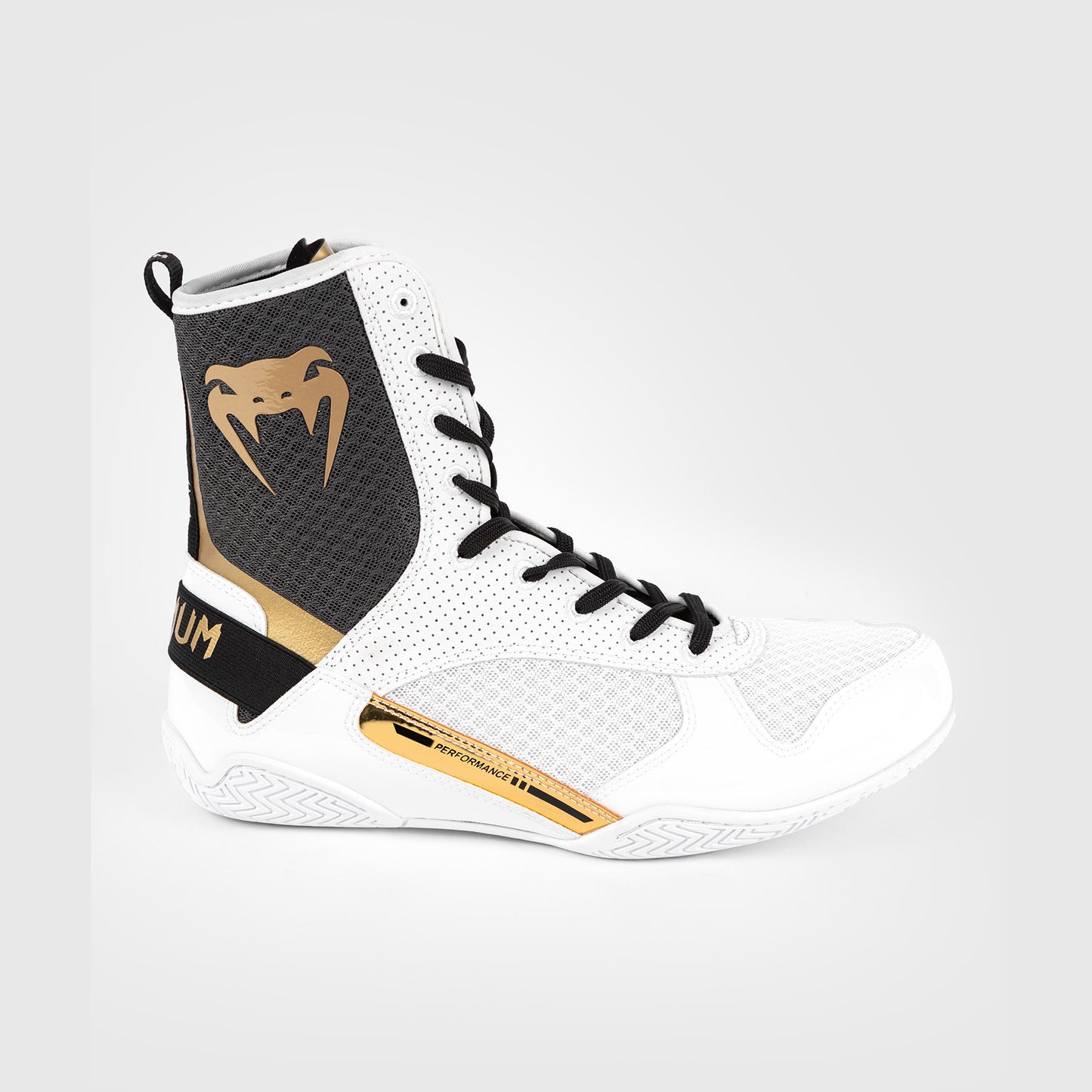 Chaussure de Boxe Venum Elite - Blanc/Noir/Or - product-type_Chaussures de boxe