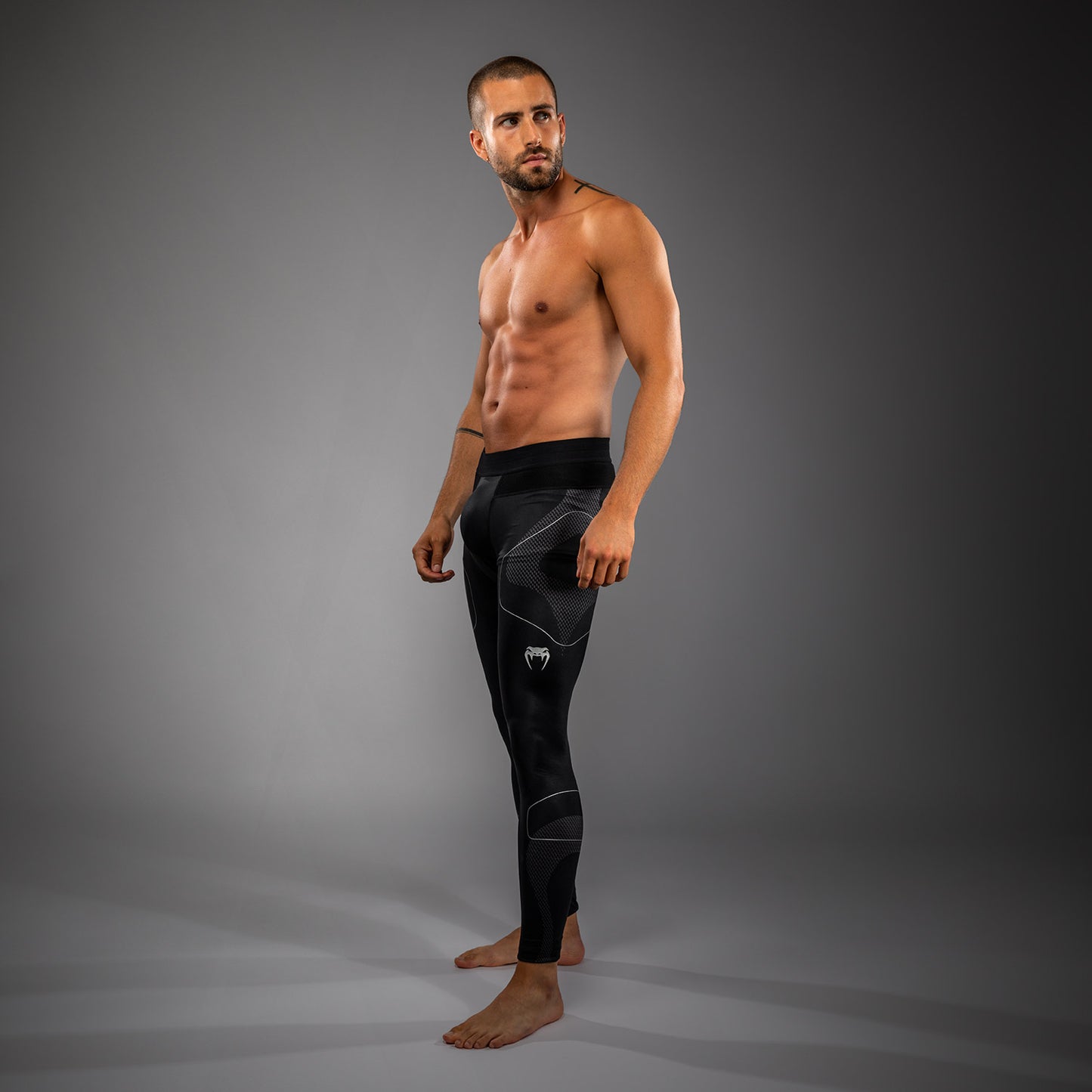 Pantalon de Compression Venum Nexus – Noir/Argent - product-type_Pantalons de Compression