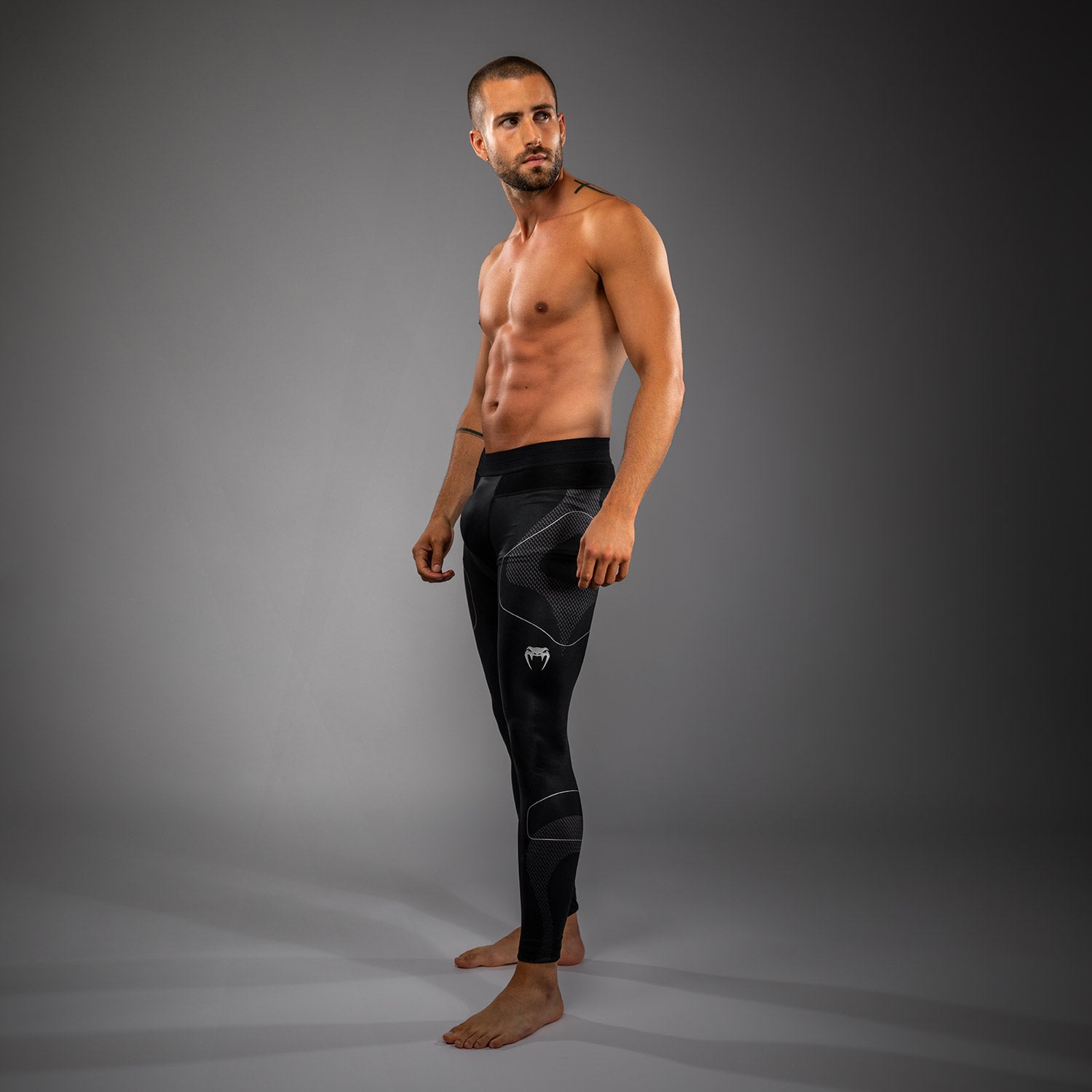 Pantalon de Compression Venum Nexus – Noir/Argent - product-type_Pantalons de Compression